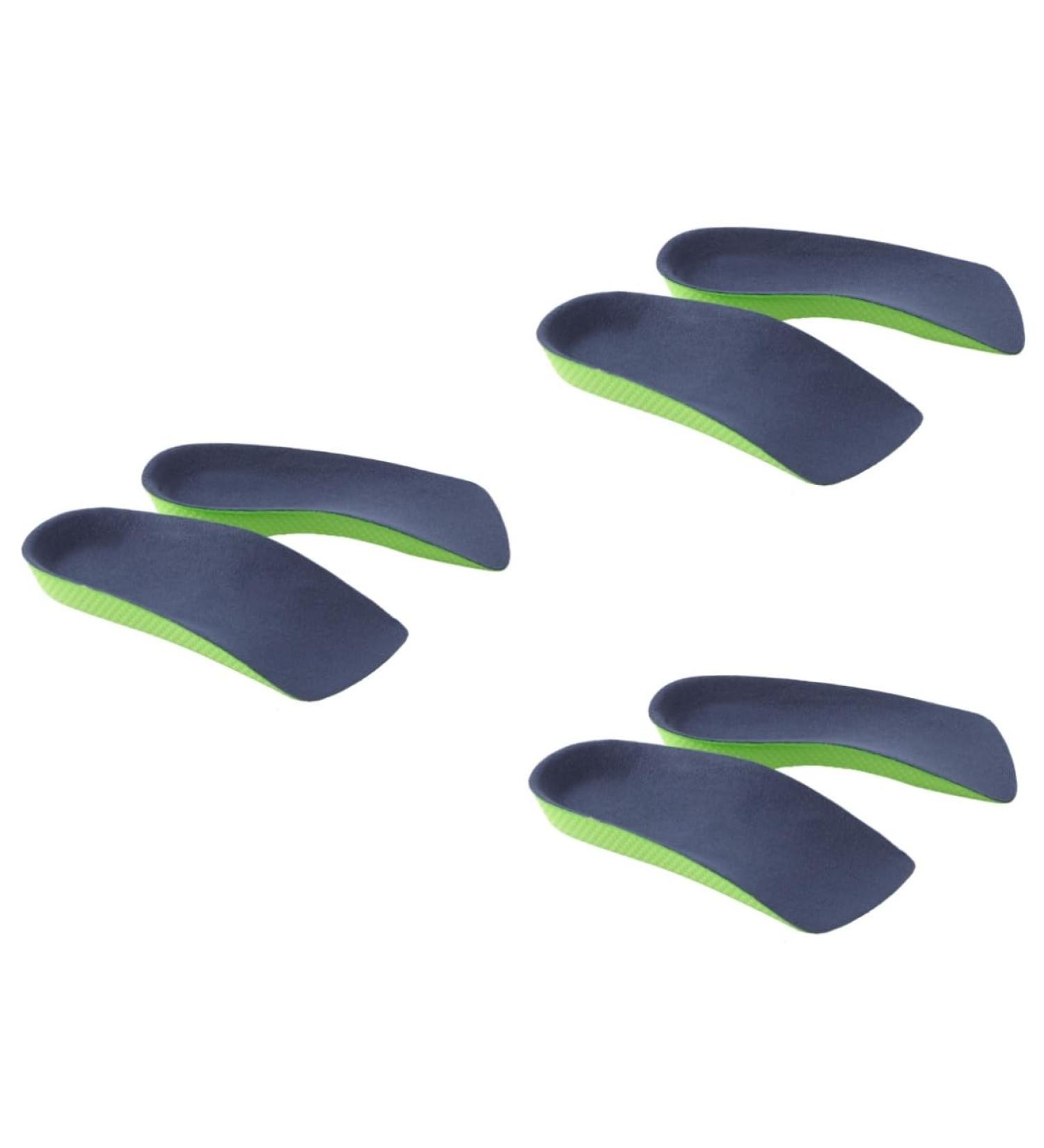 Hemoton 3 Pairs High Arch Insoles for Flat Feet | Women & Men Orthotic Shoe Pads | Comfort & Support Cushions - Buy Online on GoSupps.com