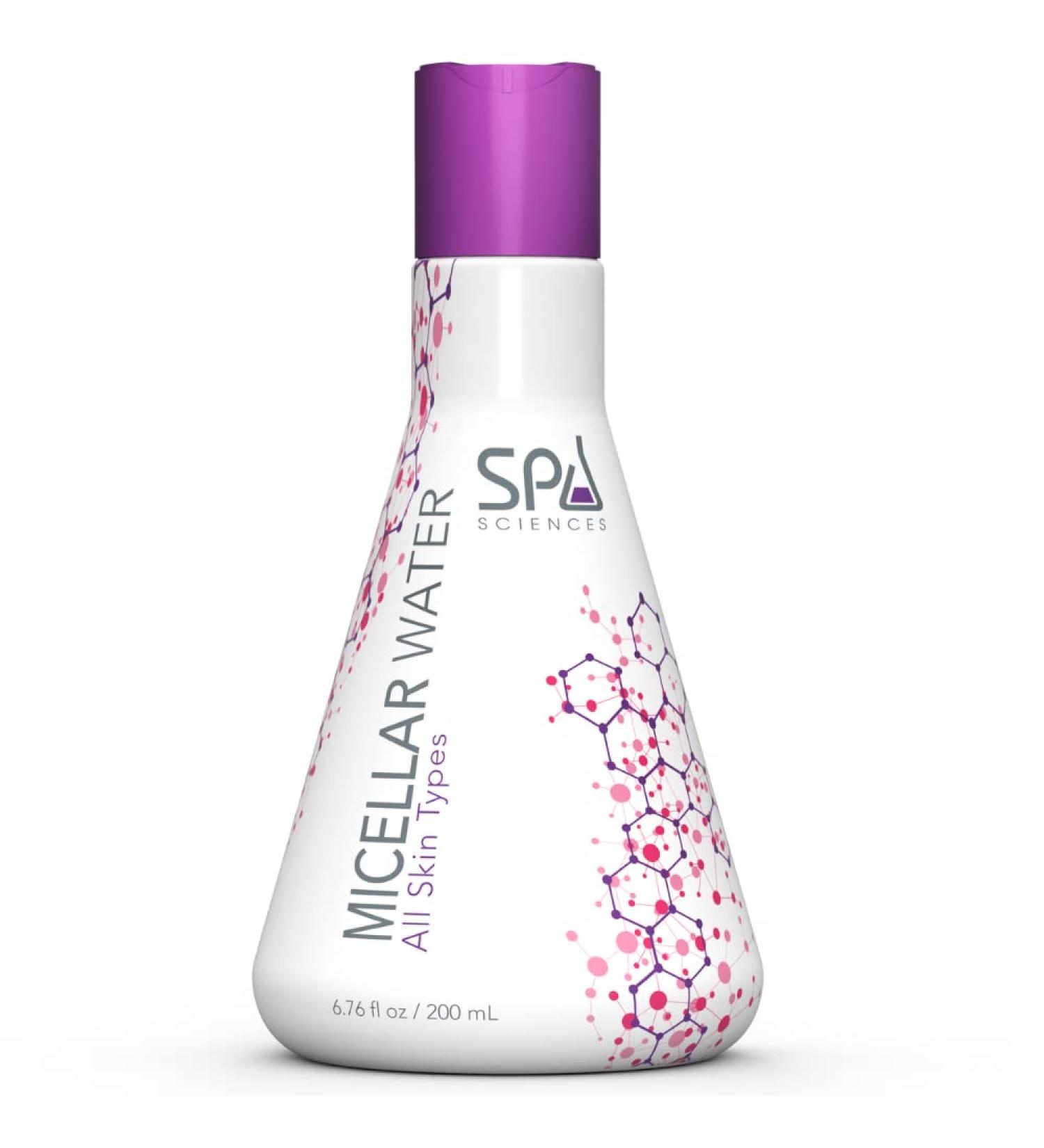 Buy SPA SCIENCES Micellar Water 6.76oz - Hyaluronic Acid Chamomile & Cucumber - Vegan Cleanser for All Skin Types - Made in USA - Buy Online on GoSupps.com
