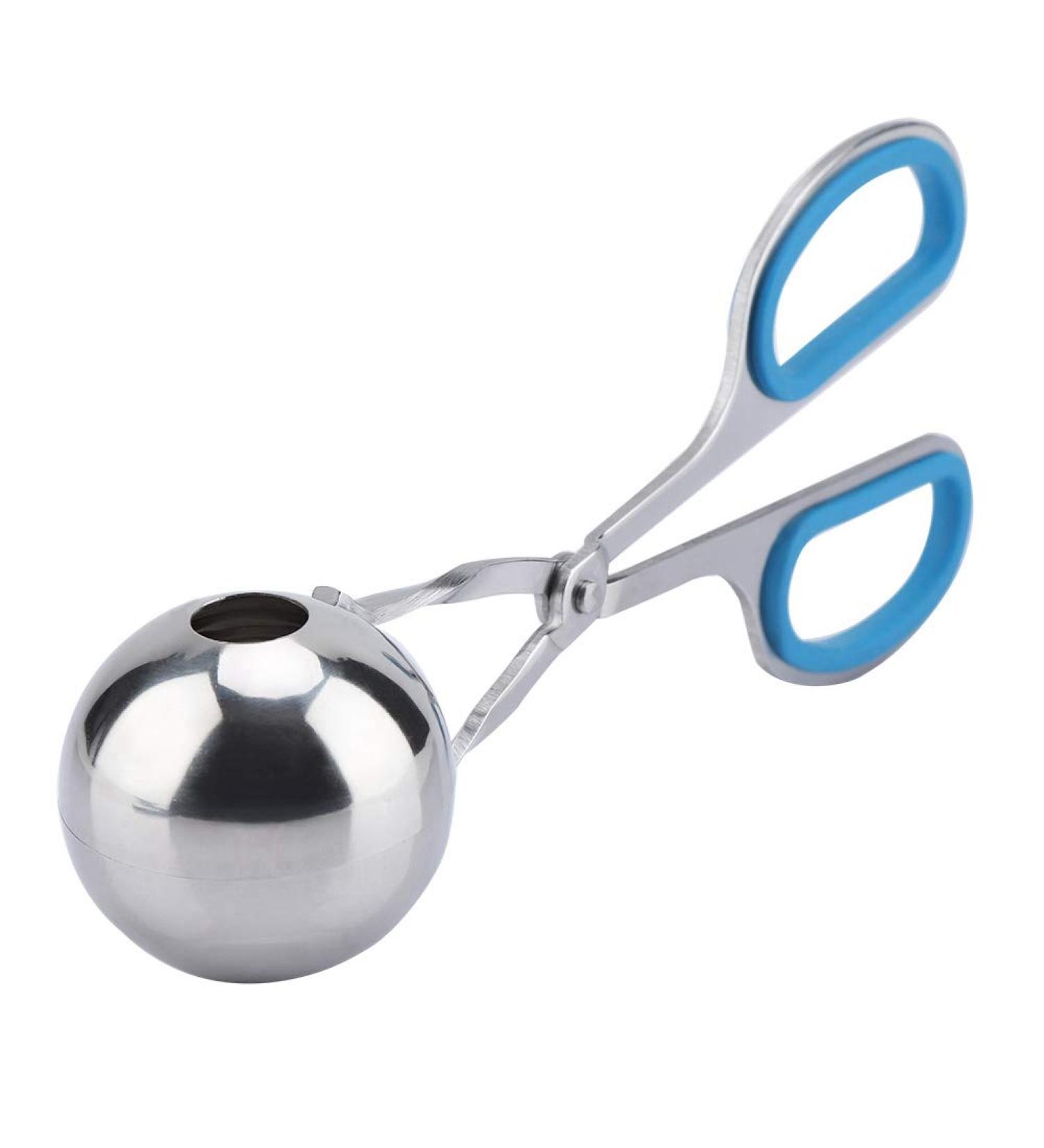 Buy Stainless Steel Meatball Clip Maker Mold - Non-Sticky Non-Slip Handle Kitchen Tool (Blue) - International Shipping Available - Buy Online on GoSupps.com
