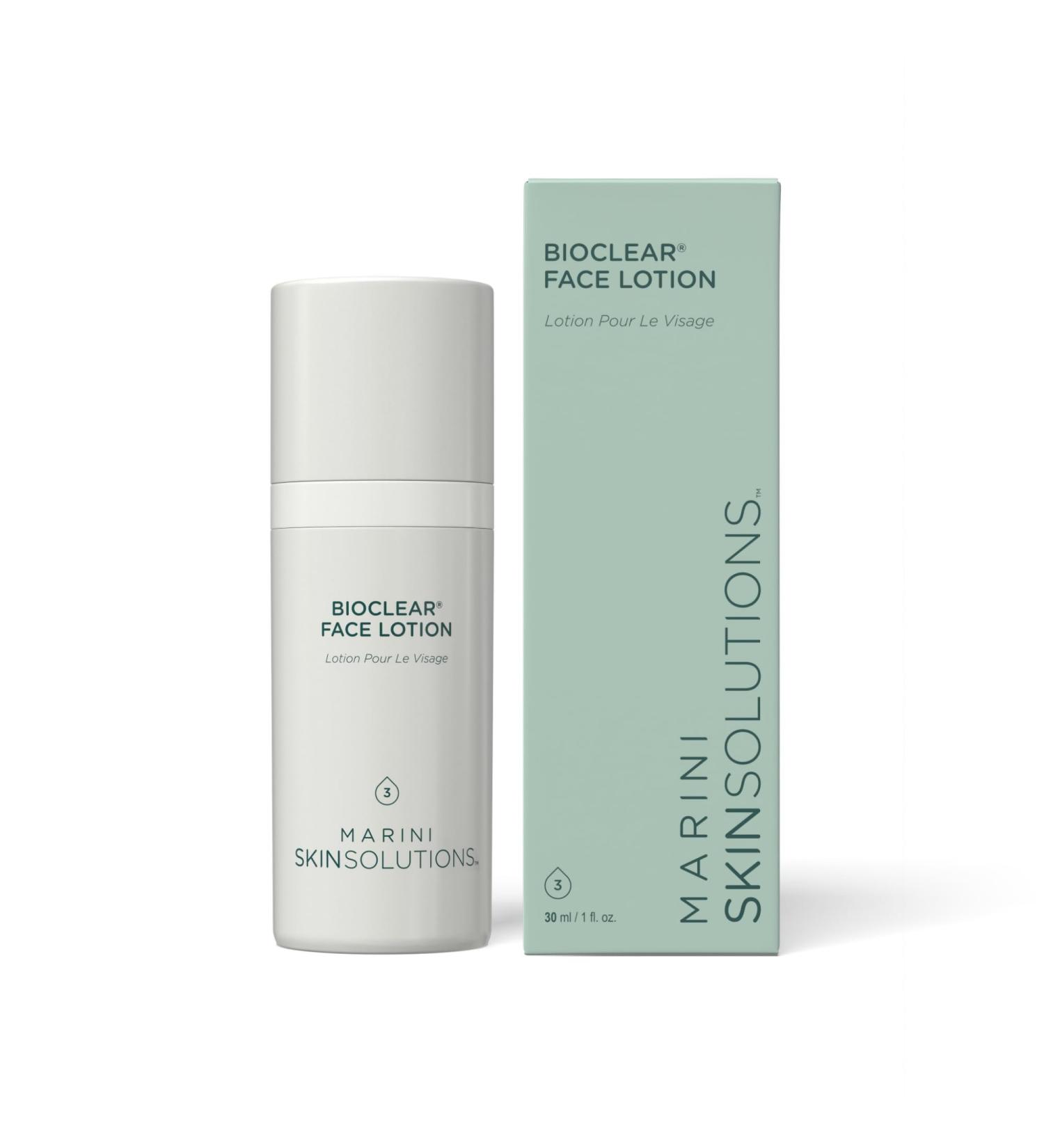 Marini SkinSolutions Bioclear Face Lotion - Triple-Acid Resurfacing Product to Reduce Appearance of Fine Lines Wrinkles Acne Pores Redness Discoloration - Cruelty Free - Made in the USA - 1 oz - Buy Online on GoSupps.com