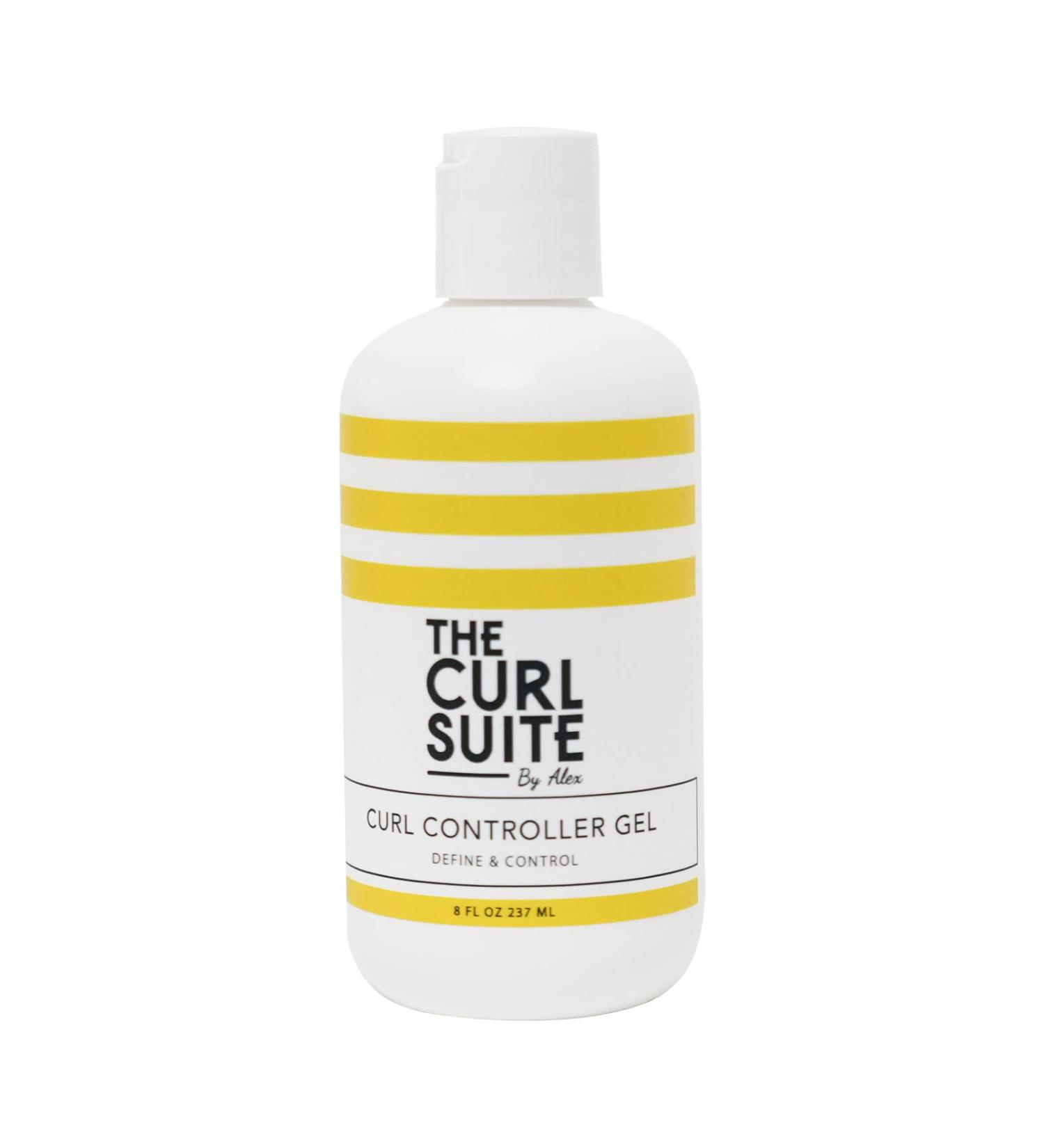 The Curl Suite Curl Controller Gel - Long-Lasting Styling Gel for Curly, Coily, and Wavy Hair (8 Oz) - Buy Online on GoSupps.com