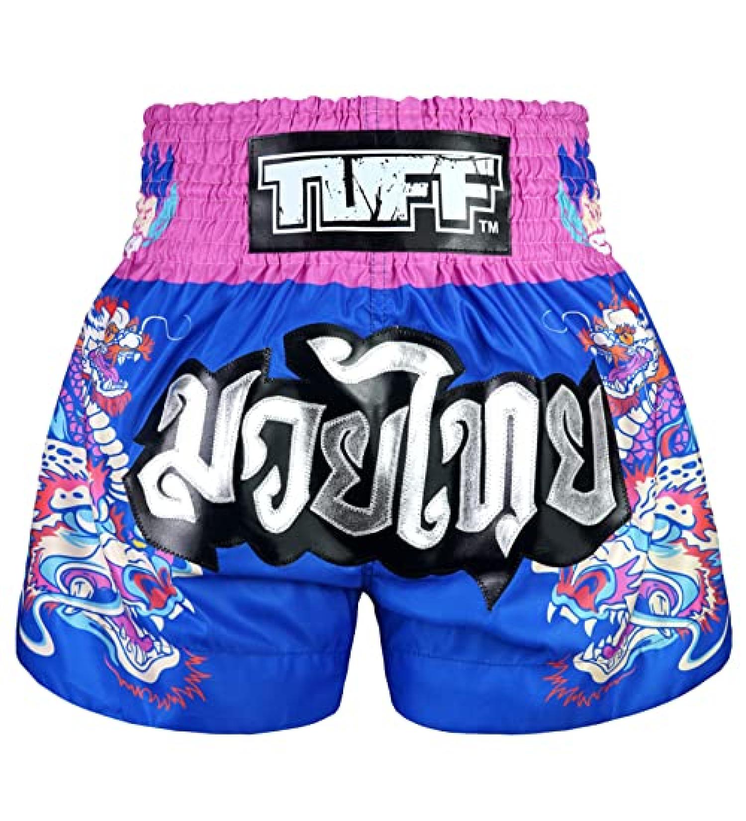 Tuff Sport Muay Thai Boxing Shorts - Traditional Style MMA Kickboxing Clothing - Buy Online on GoSupps.com