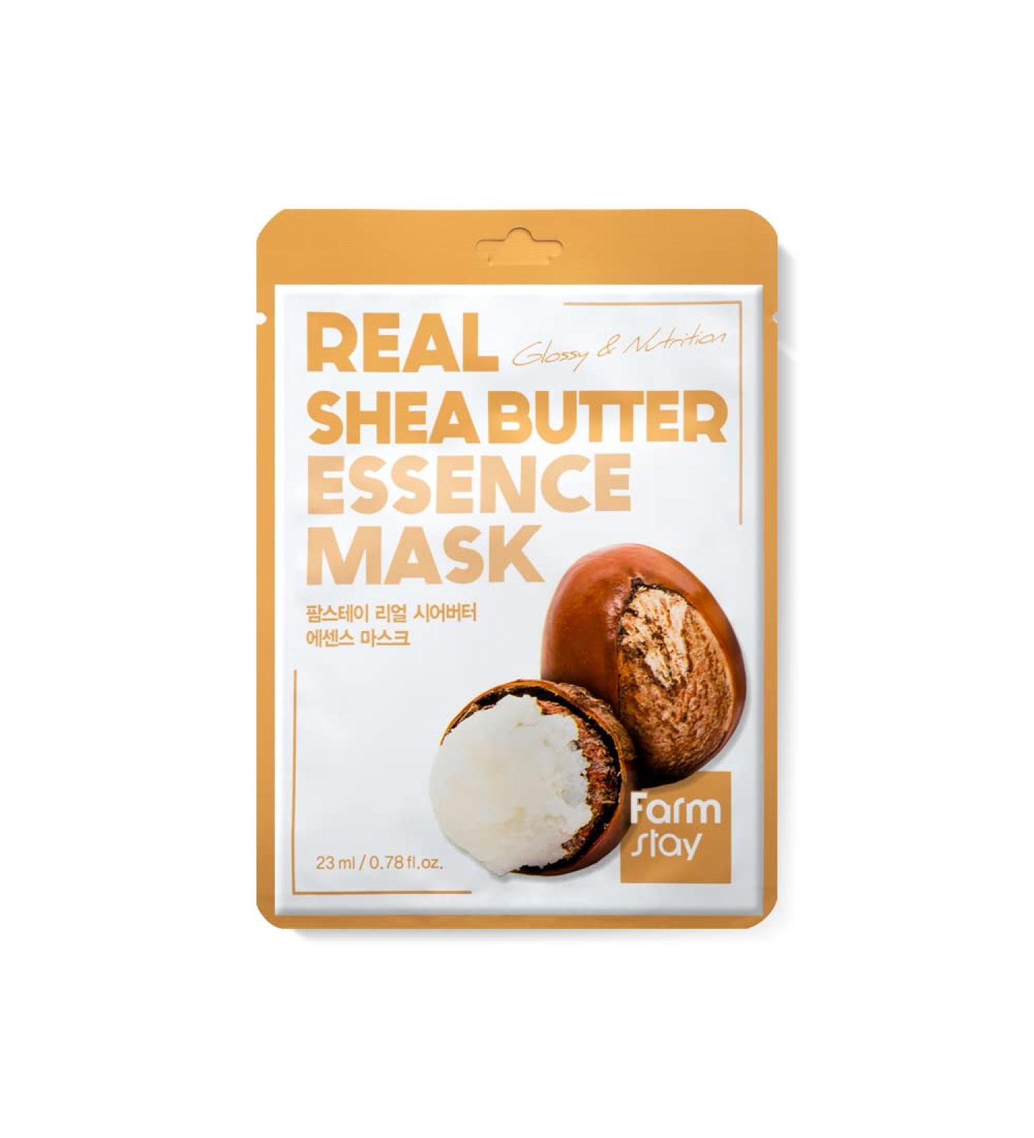 Buy FARMSTAY Real Essence Mask (10 Sheets) - SHEABUTTER | Premium Korean Skin Care Sheet Masks - International Shipping Available - Buy Online on GoSupps.com
