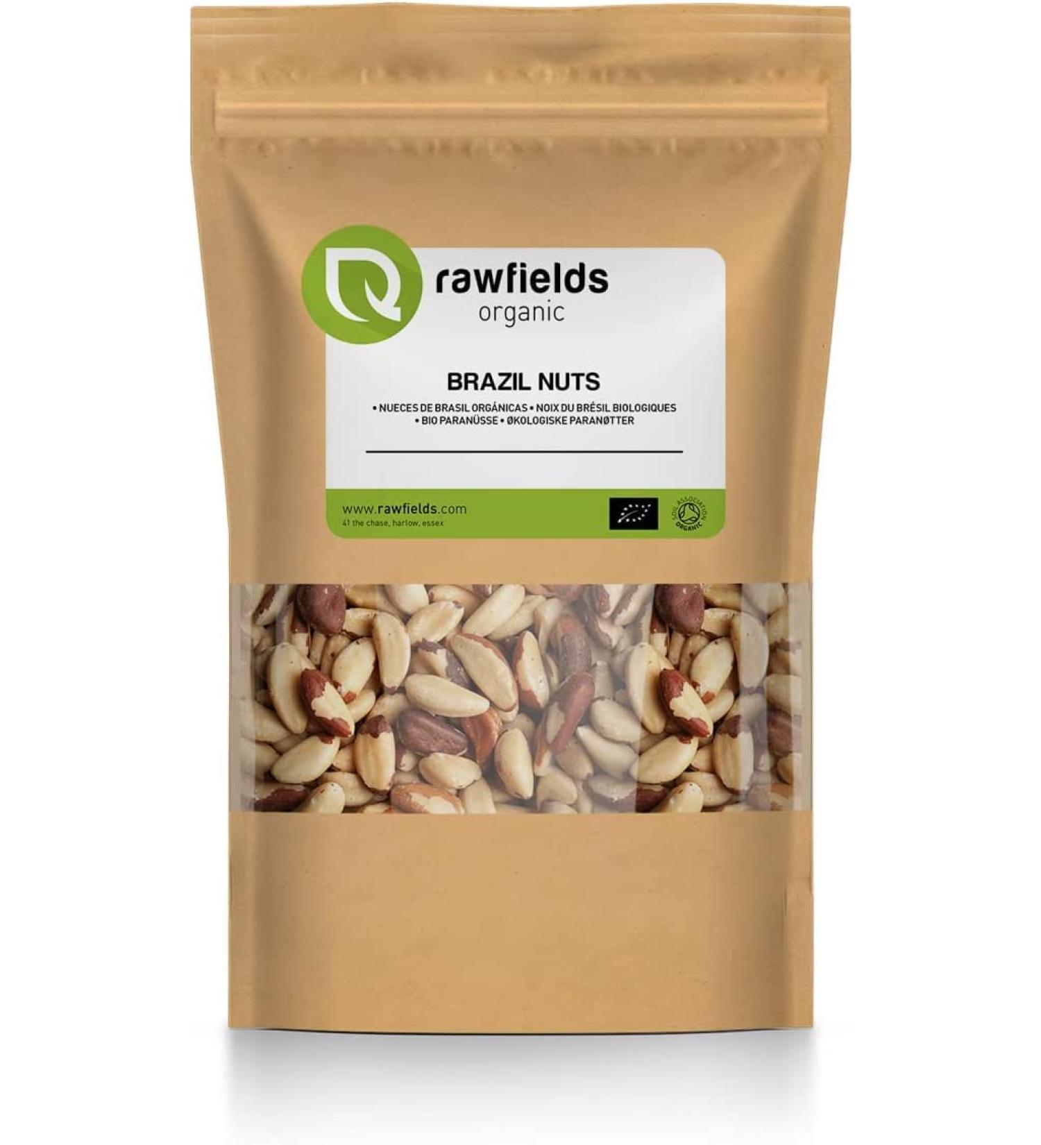 Organic Brazil Nuts Sproutable GMO Free Vegan Certified Organic Premium Quality 125g - Free UK Delivery