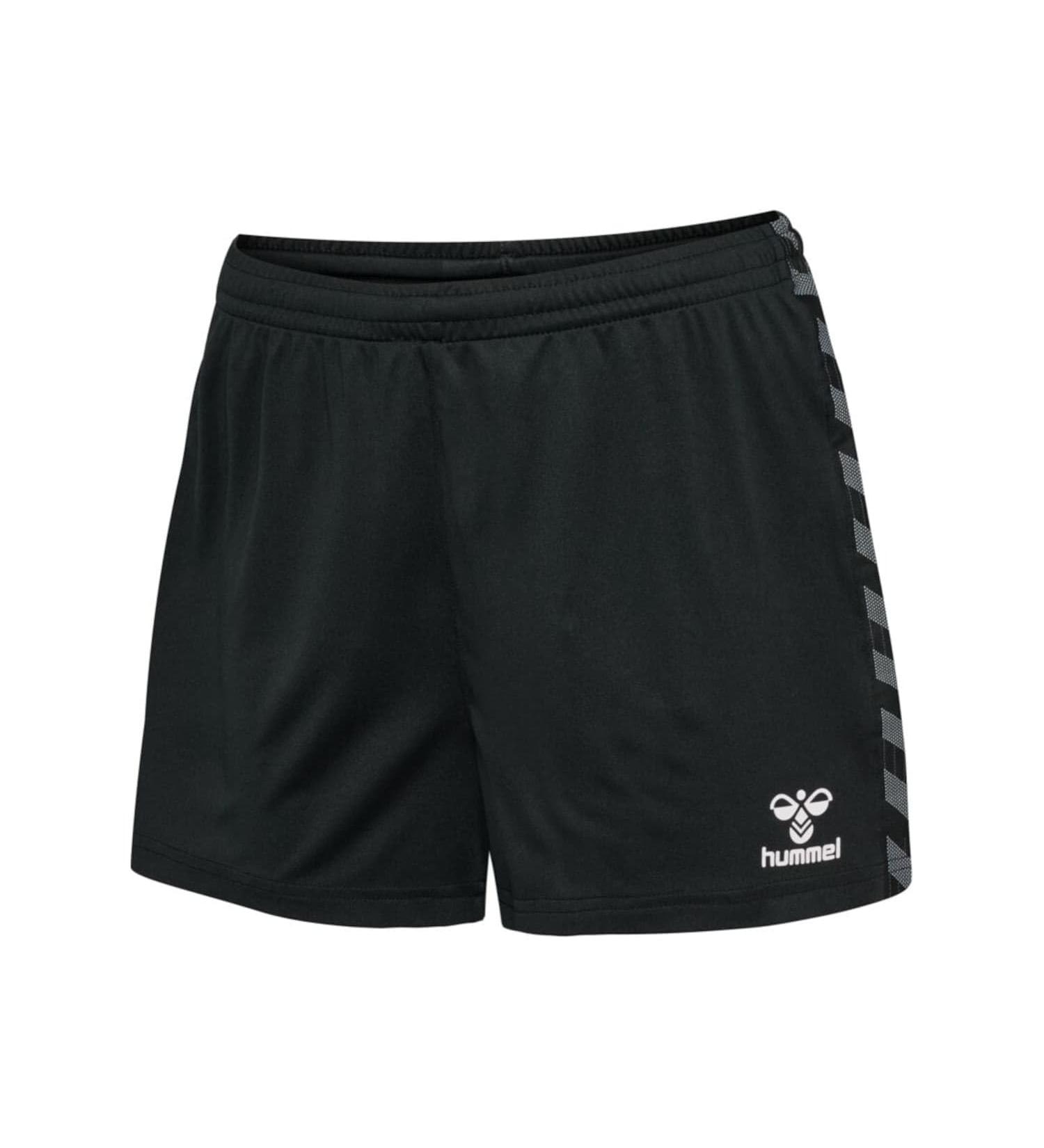 Hummel Women's Hmlauthentic Pl Shorts - Stylish Black Shorts for International Shipping - Buy Online on GoSupps.com