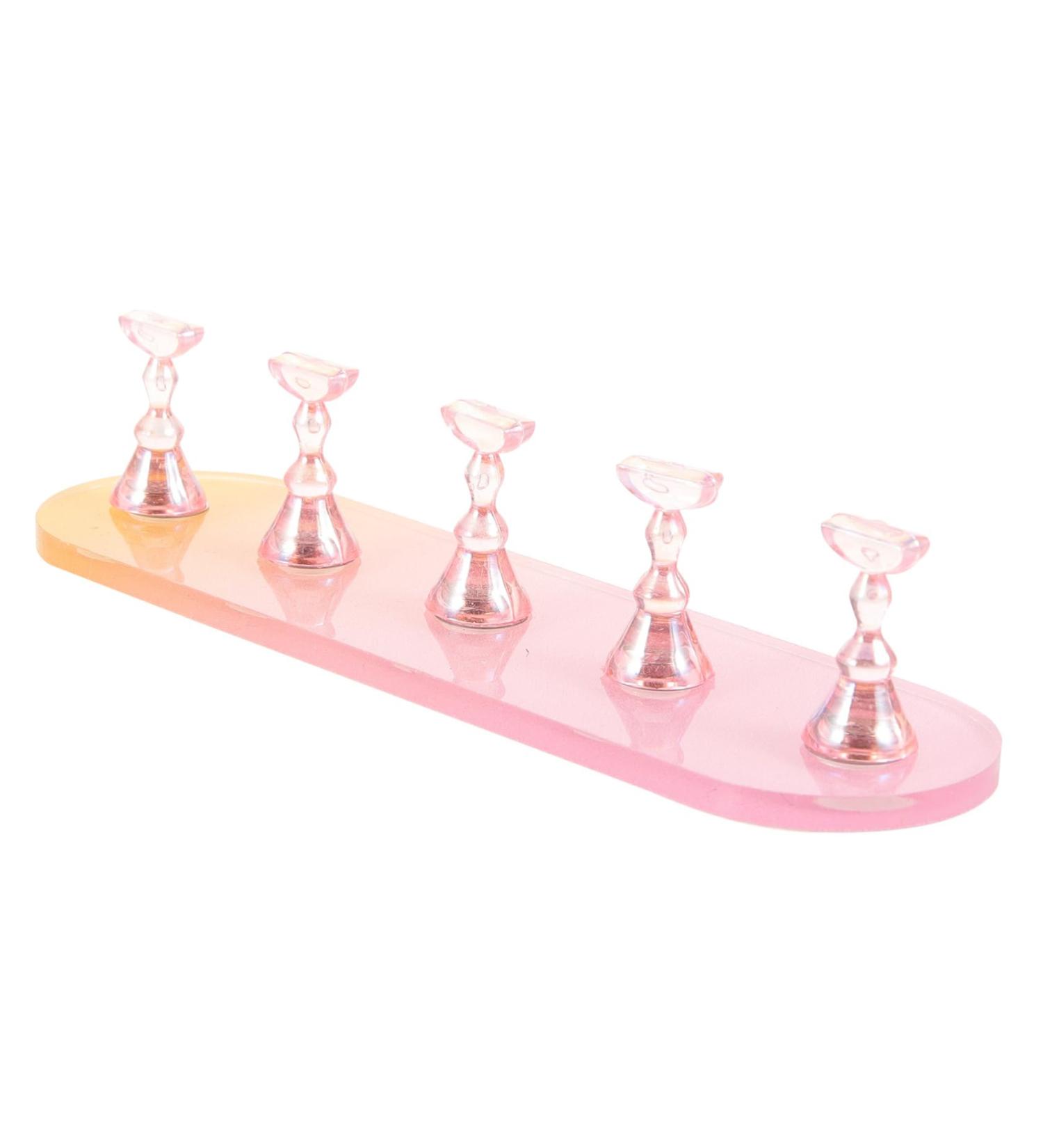 Ipetboom 1 Set Nail Practice Holder Magnetic Fake Nail Holder Beauty Nail Holders Training Nail Racks Beauty Nail Racks Beauty Nail Display Acrylic Nail Stand Manicure Nail Polish Plastic - Buy Online on GoSupps.com