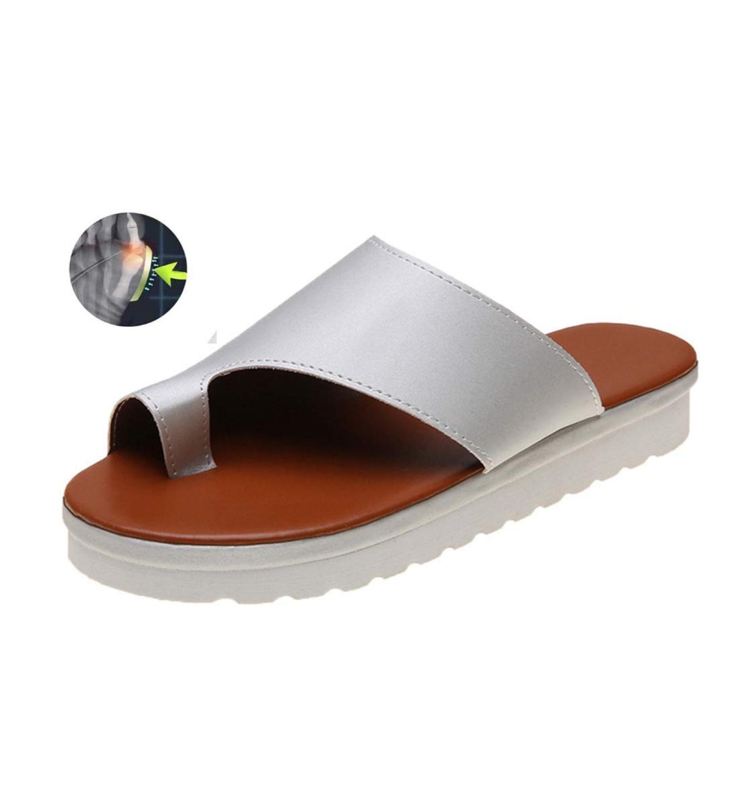 Comfortable Women s Platform Sandals | Orthopedic PU Leather Shoes for Beach & Travel | Foot Correction & Wedge Design - Buy Online on GoSupps.com