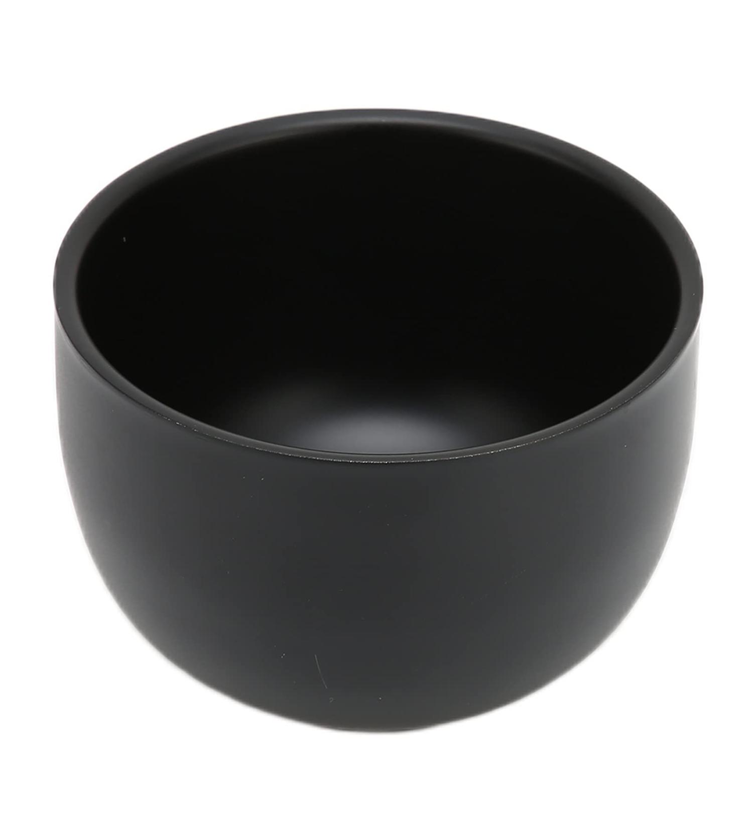 Premium Black Stainless Steel Shaving Cream Bowl for Men - Perfect Father's Day Gift - Buy Online on GoSupps.com