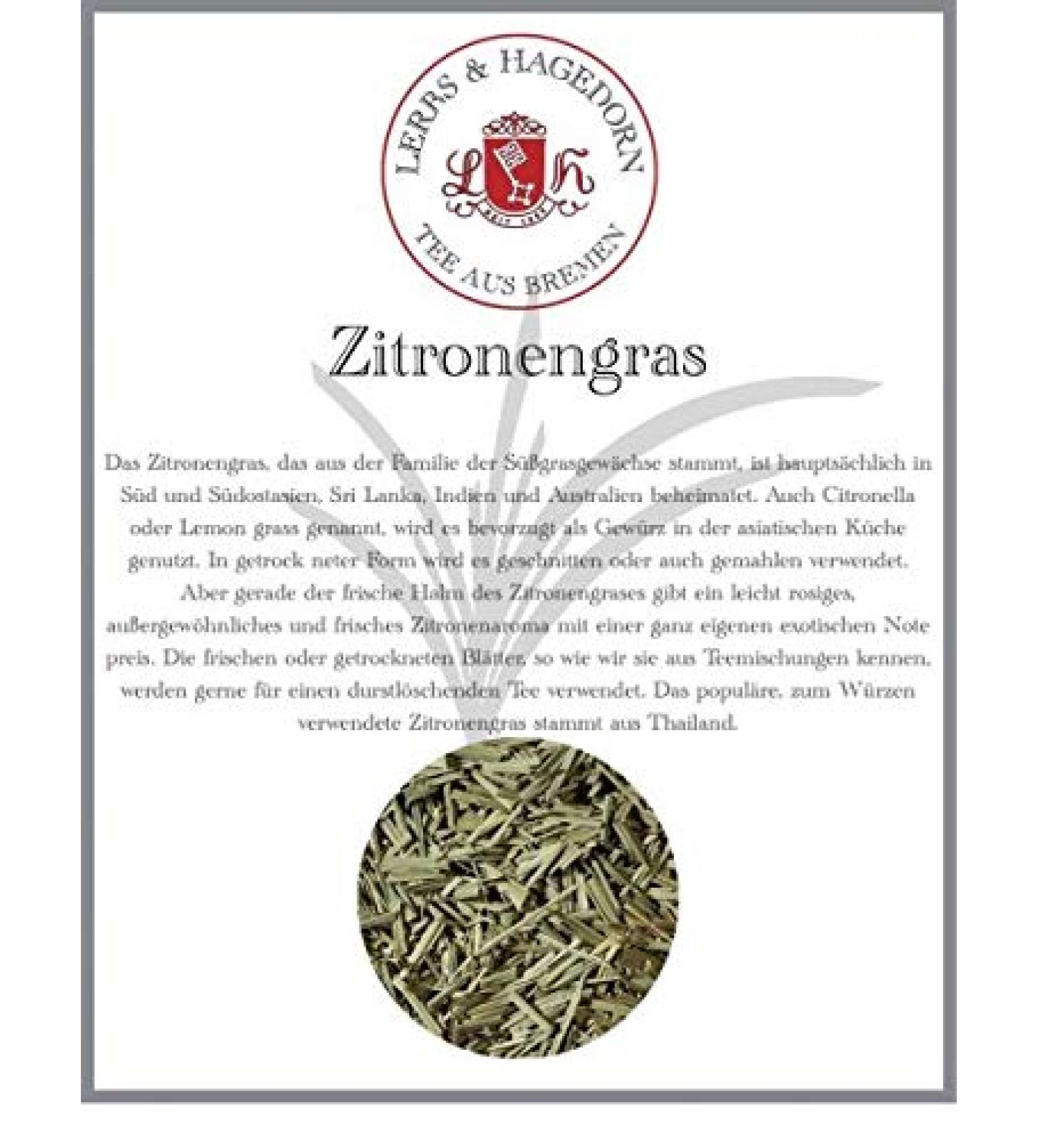 Lerbs & Hagedorn Lemongrass 1 kg - Buy Online on GoSupps.com