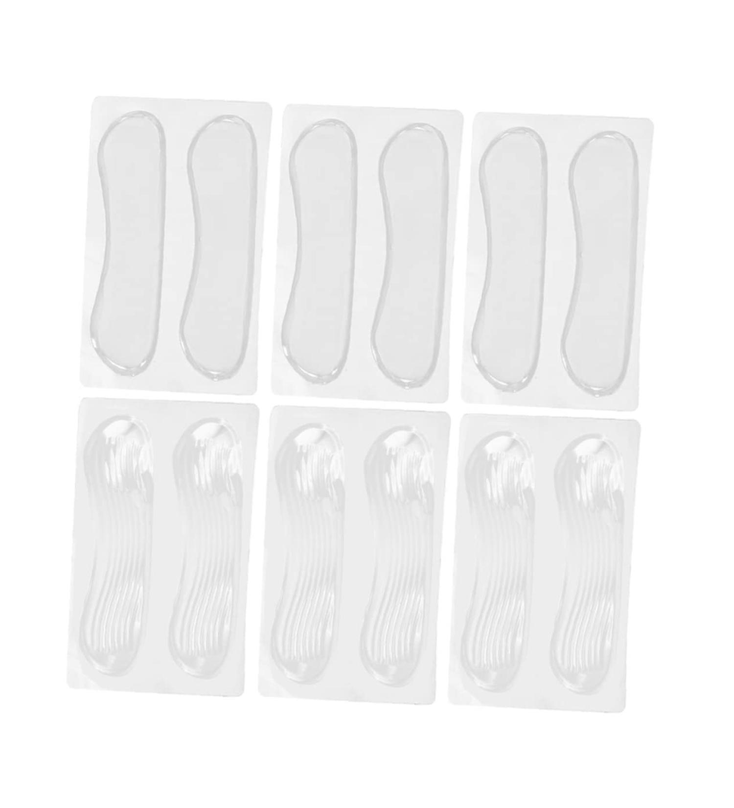FOMIYES Gel Insoles - 6 Pairs Thick Invisible Shoe Inserts for Heels | Anti-Scratch Adhesive Foot Massager Pads for Ultimate Comfort - Buy Online on GoSupps.com