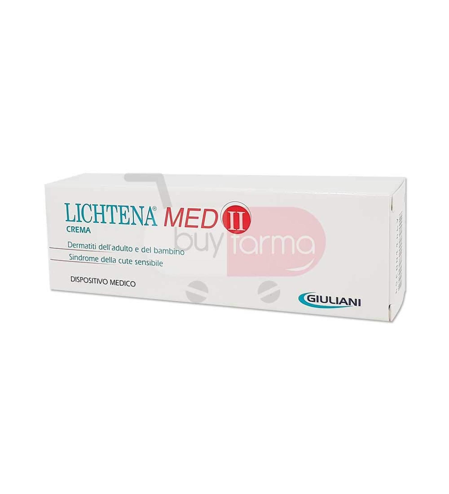 Lichtena Med II Cream Treatment Dermatiti Dell'Adulto E Del Bambino 50 ml