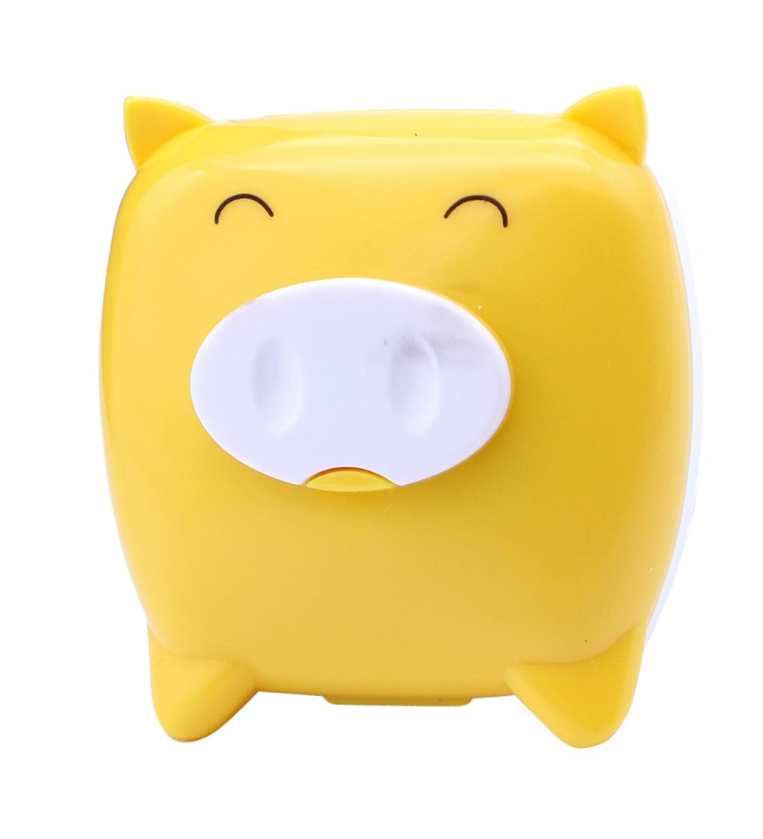 SEWOART Cartoon Lens Container - Cute Travel Case for Contact Lenses - 2-Pack Yellow Eye Lens Storage Solution - Buy Online on GoSupps.com