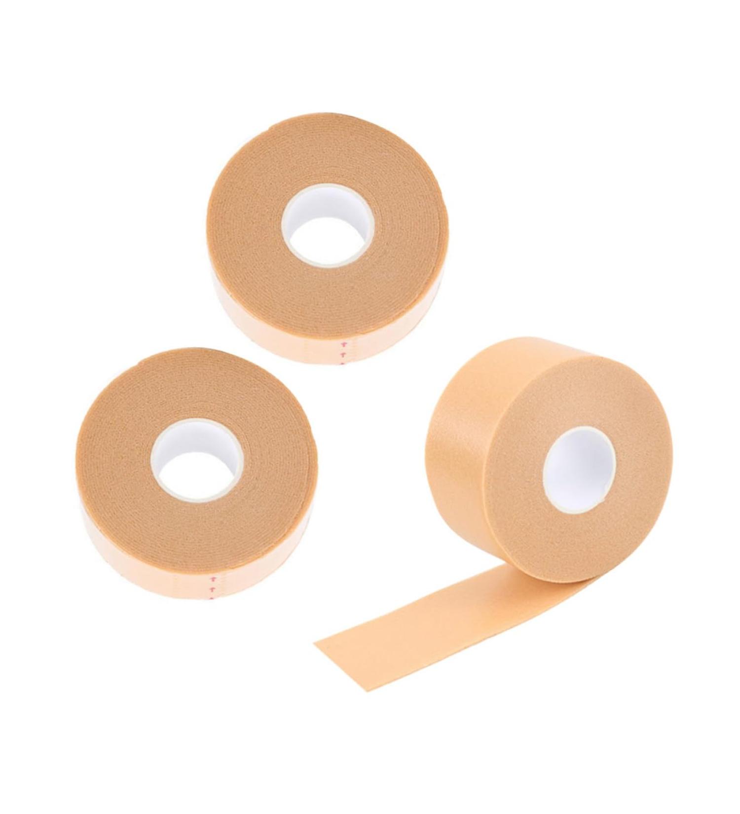 Lurrose Transparent Adhesive Foam Grip Tape - 3 Rolls | Shoe Grips Liner & Moleskin Foot Tape | High-Heeled Shoes Patch & Care Sticker - Buy Online on GoSupps.com