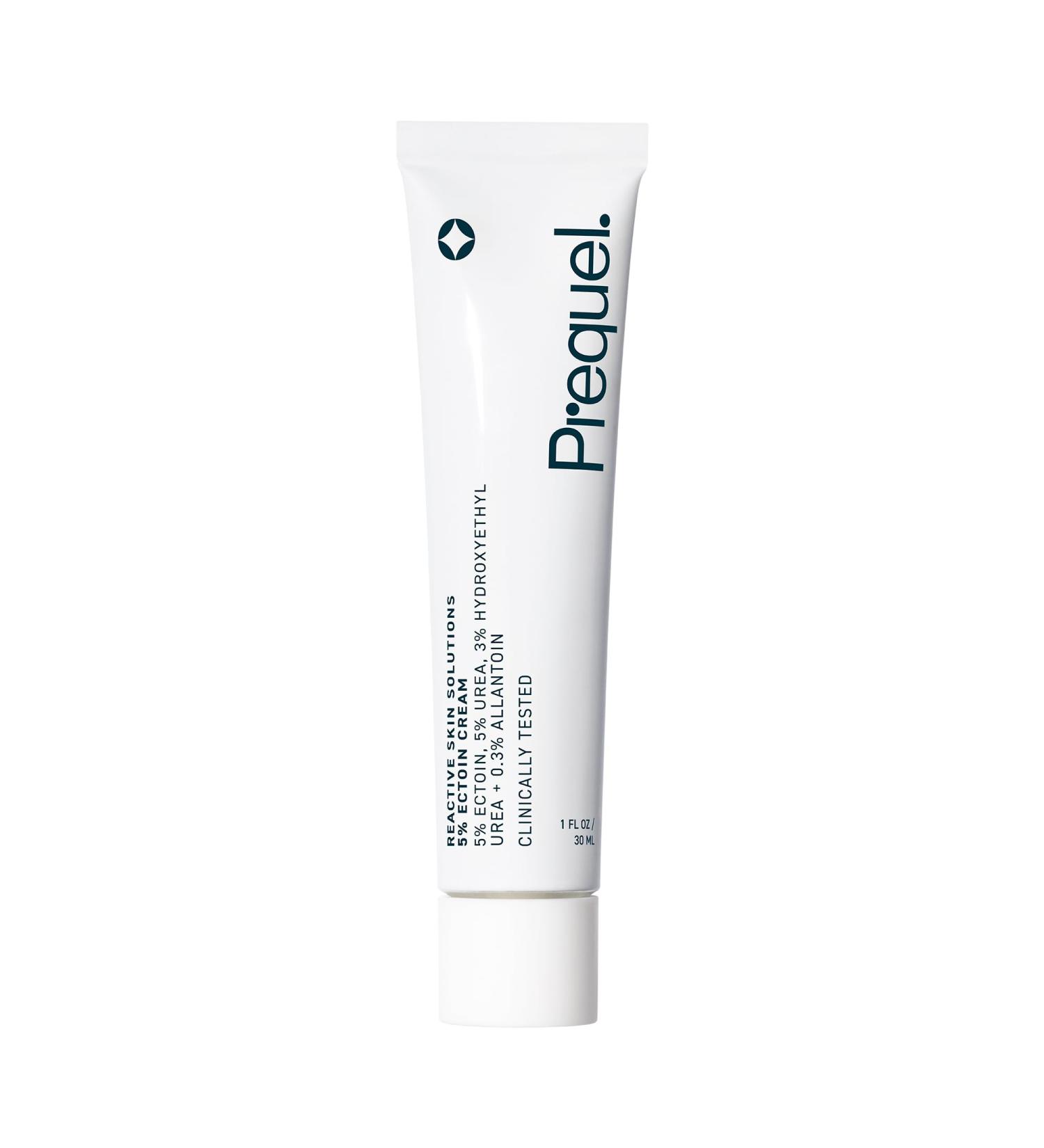 Prequel Reactive Skin Solutions - Soothing, Hydrating Face Moisturizer for Sensitive Skin. Barrier Support Cream with 5% Ectoin, Urea, and Allantoin for Extreme Dryness, Calming and Renewal - Buy Online on GoSupps.com