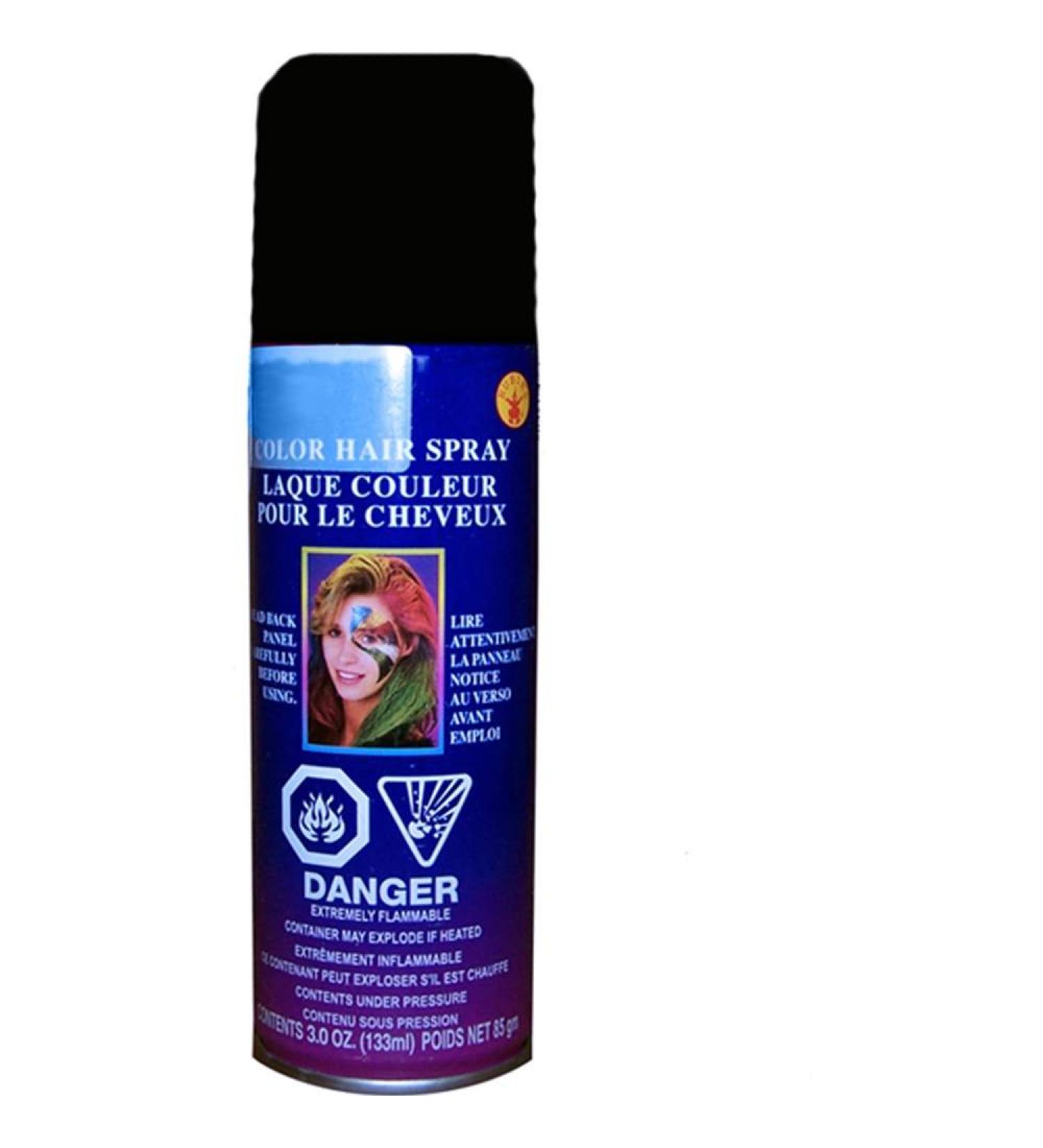 Forum Novelties Hair Spary Black Black 1 Count (Pack of 12)