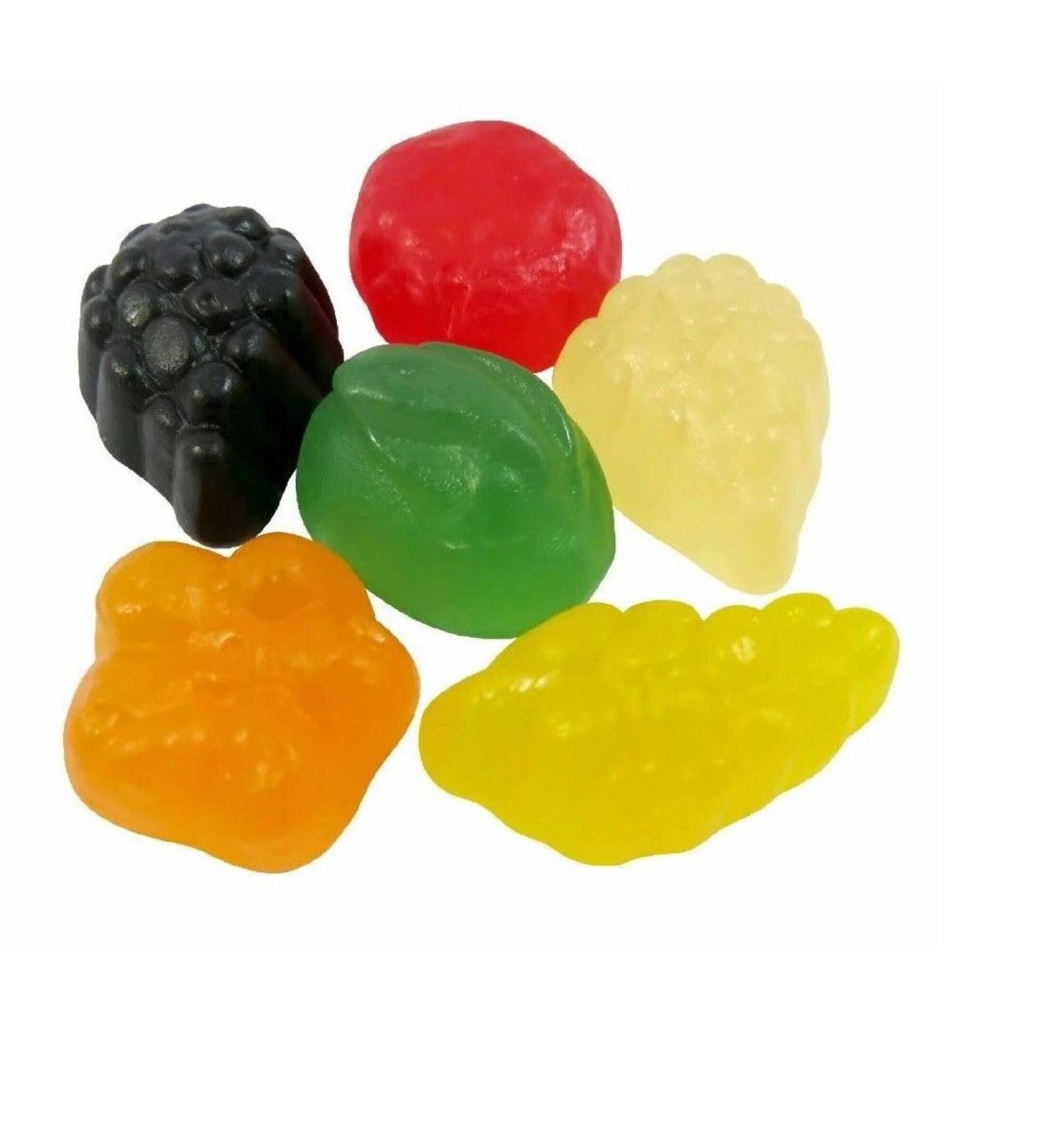 Kingsway Fruit Salad Gums Fruit Flavour Gummy Sweet Candy Buffet Pick n Mix 1kg - Buy Online on GoSupps.com
