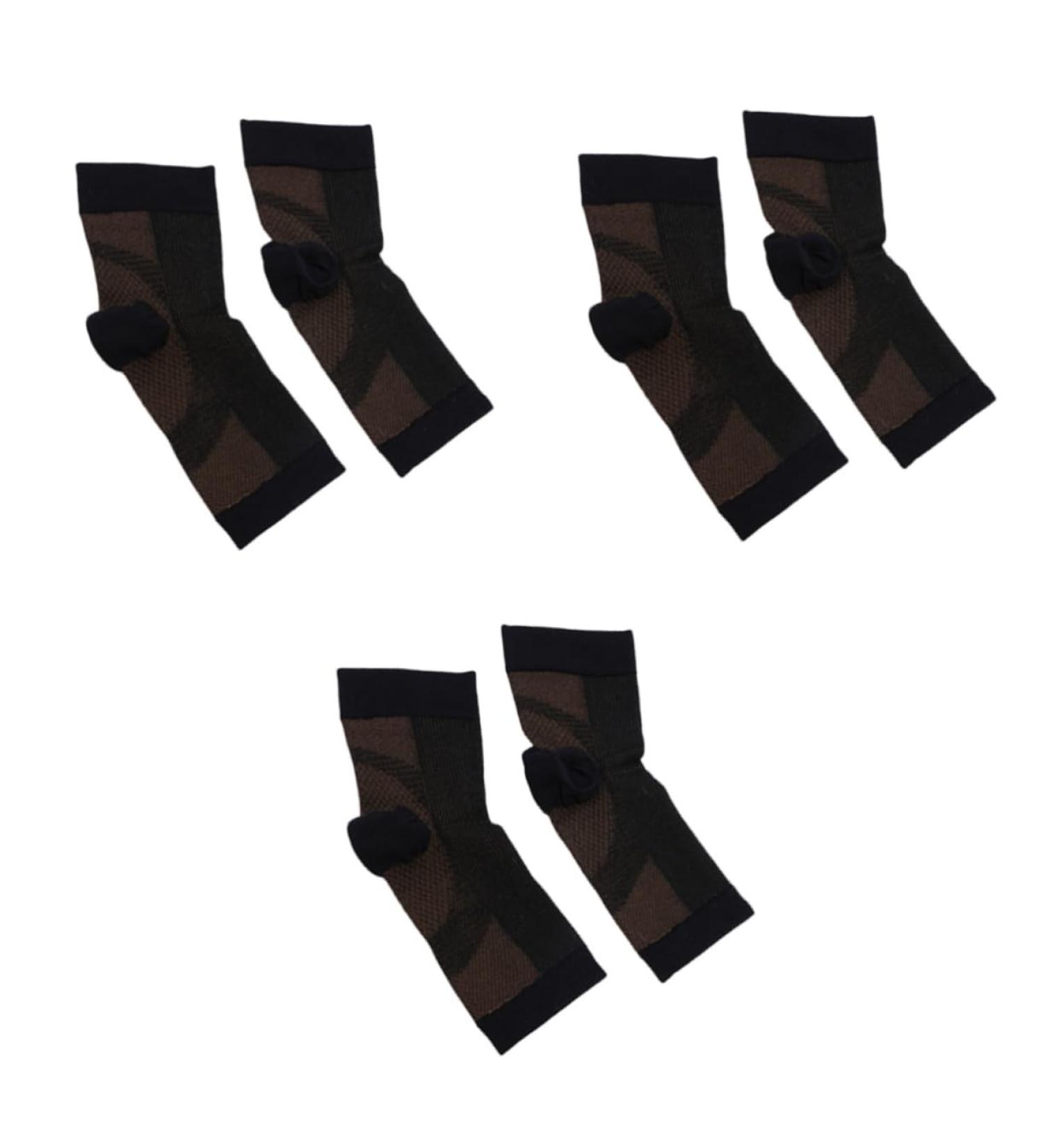 Shop Ipetboom 3 Pairs Elastic Socks & Ankle Brace Support for Achilles Tendonitis | Compression Foot Sleeves & Ankle Protector - International Shipping Available - Buy Online on GoSupps.com