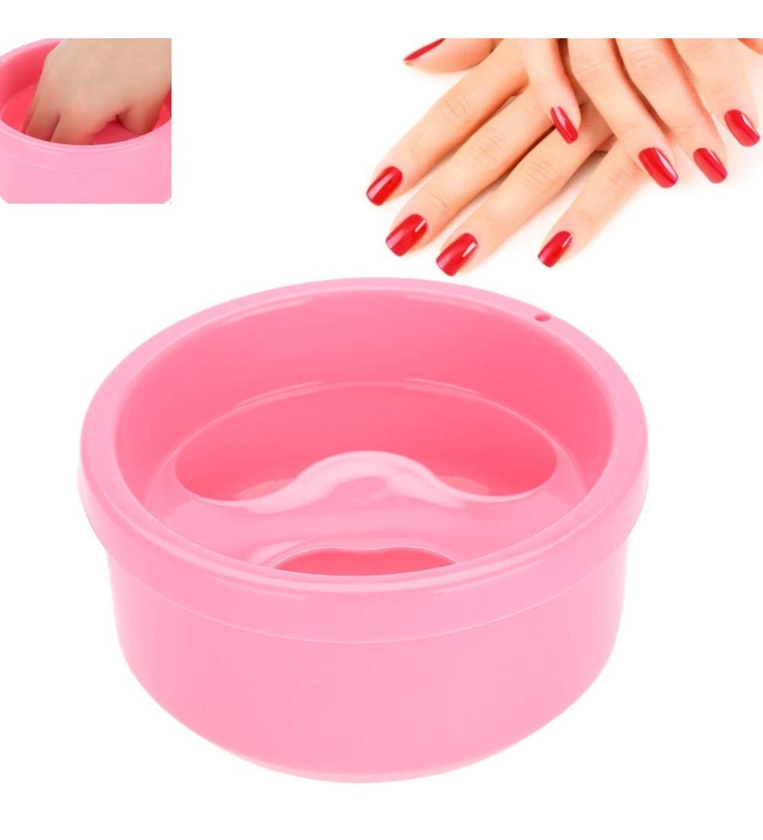 Nail Soaking Bowl Nail Art Hand Soak Bowl Soak off Bowl Nail Art Hand Wash Soak Bowl Thickened Polish Treatment False Nail Removal Bowl Manicure Tool for Nail Art Care - Buy Online on GoSupps.com