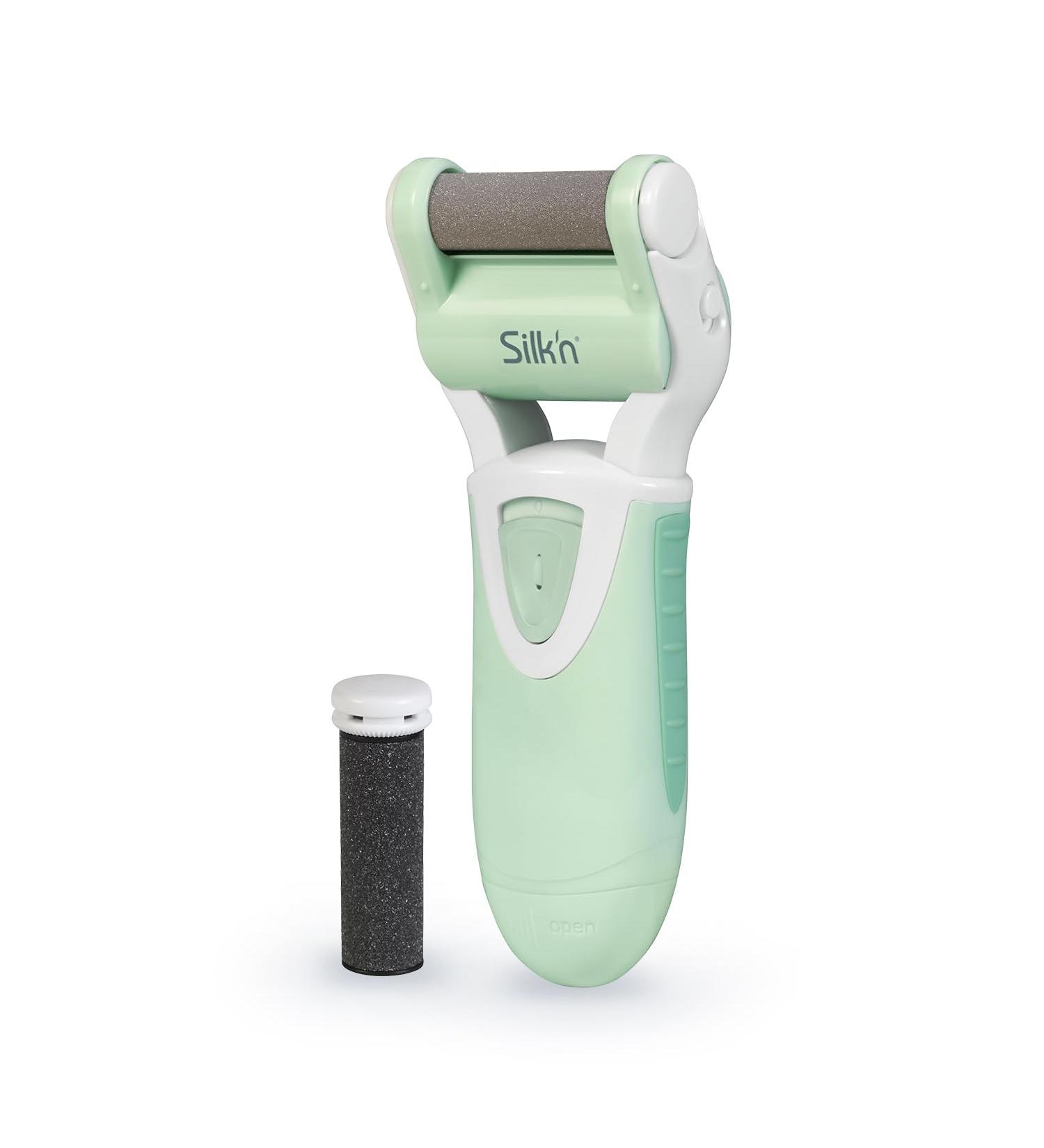 Silkn MicroPedi Wet & Dry Electric Callus Remover | 2 Micro Mineral Rollers for Smooth Feet - Buy Online on GoSupps.com