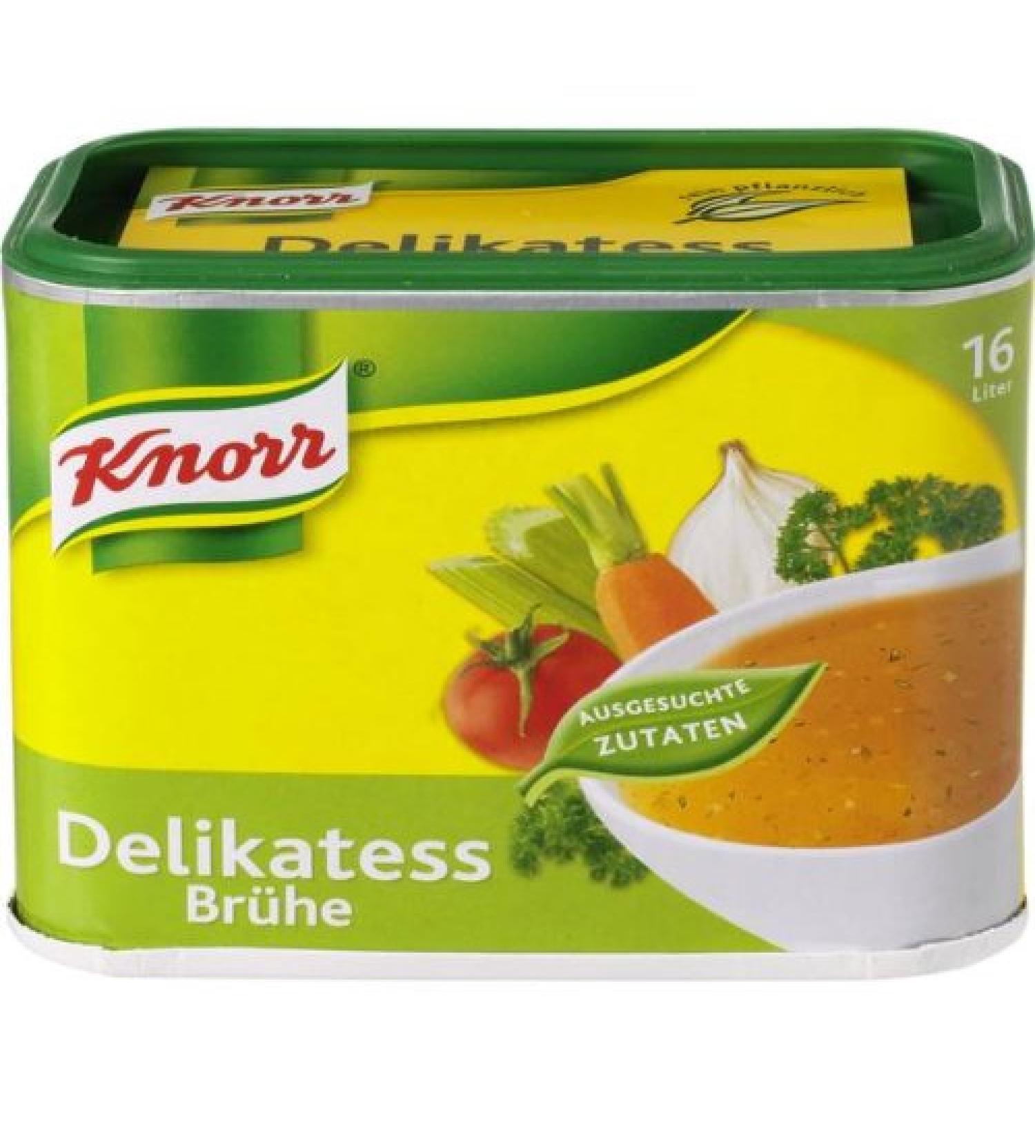 Knorr Instant Clear Broth (Delikatess Bruehe) -Pack of 2 X Containers