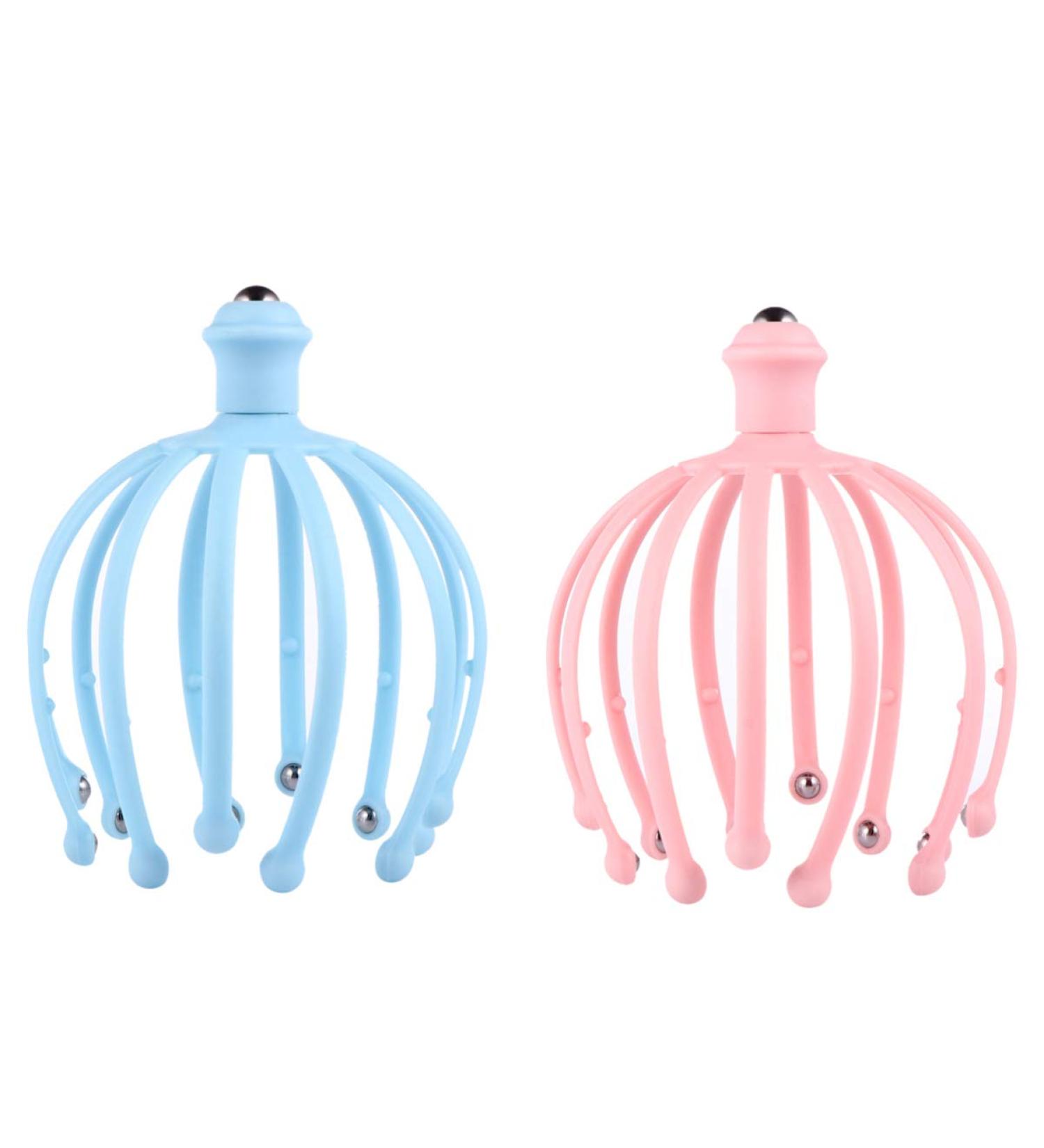 Buy Head Massager 2Pcs - Handheld Octopus Scalp Massager for Therapeutic Relaxation | International Shipping Available - Buy Online on GoSupps.com