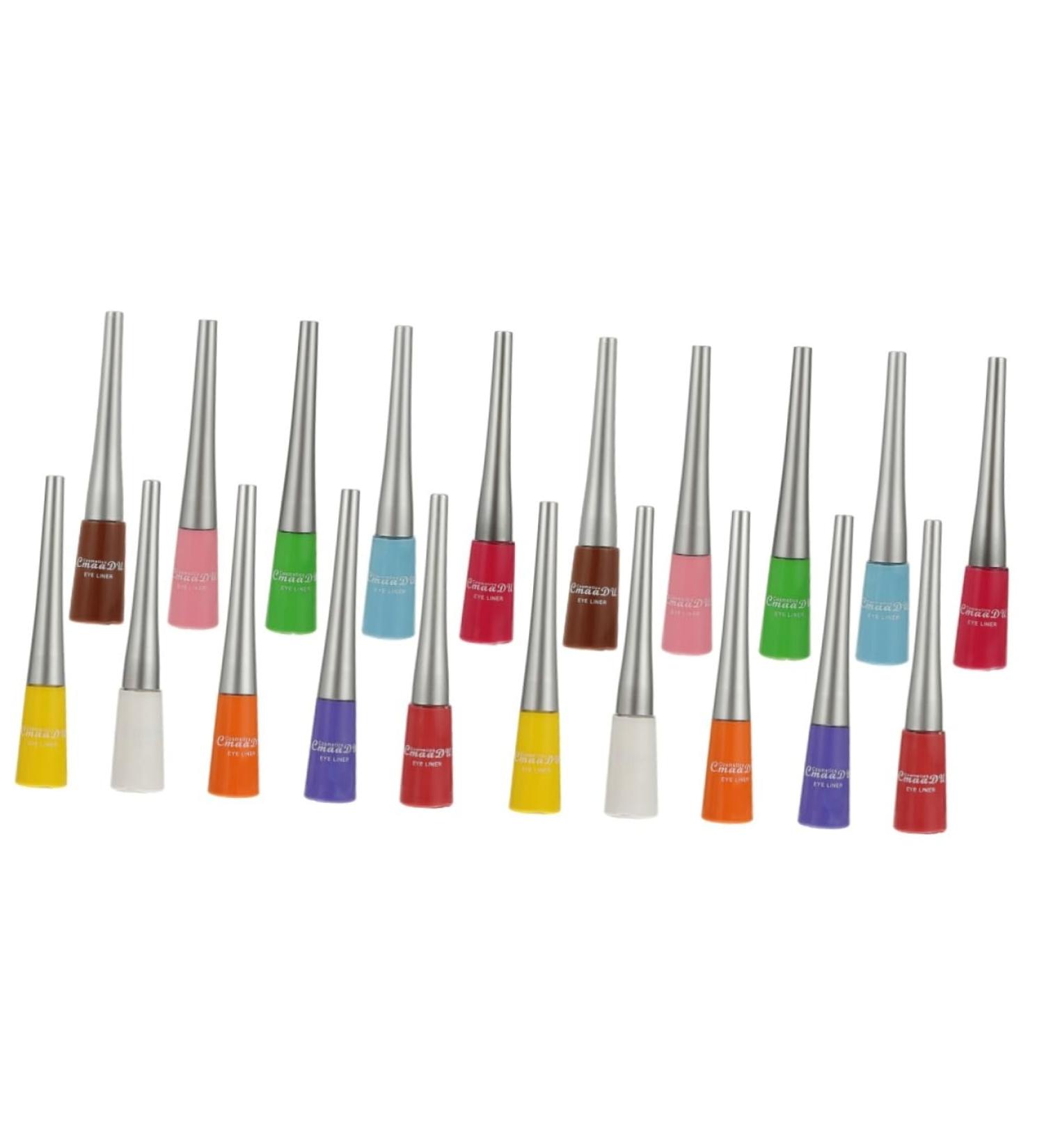 FRCOLOR 20 pcs Pen Colorful Colour Liquid Long Eye Matte Cosmetics Eyeliner Make Up Waterproof Colors - Buy Online on GoSupps.com