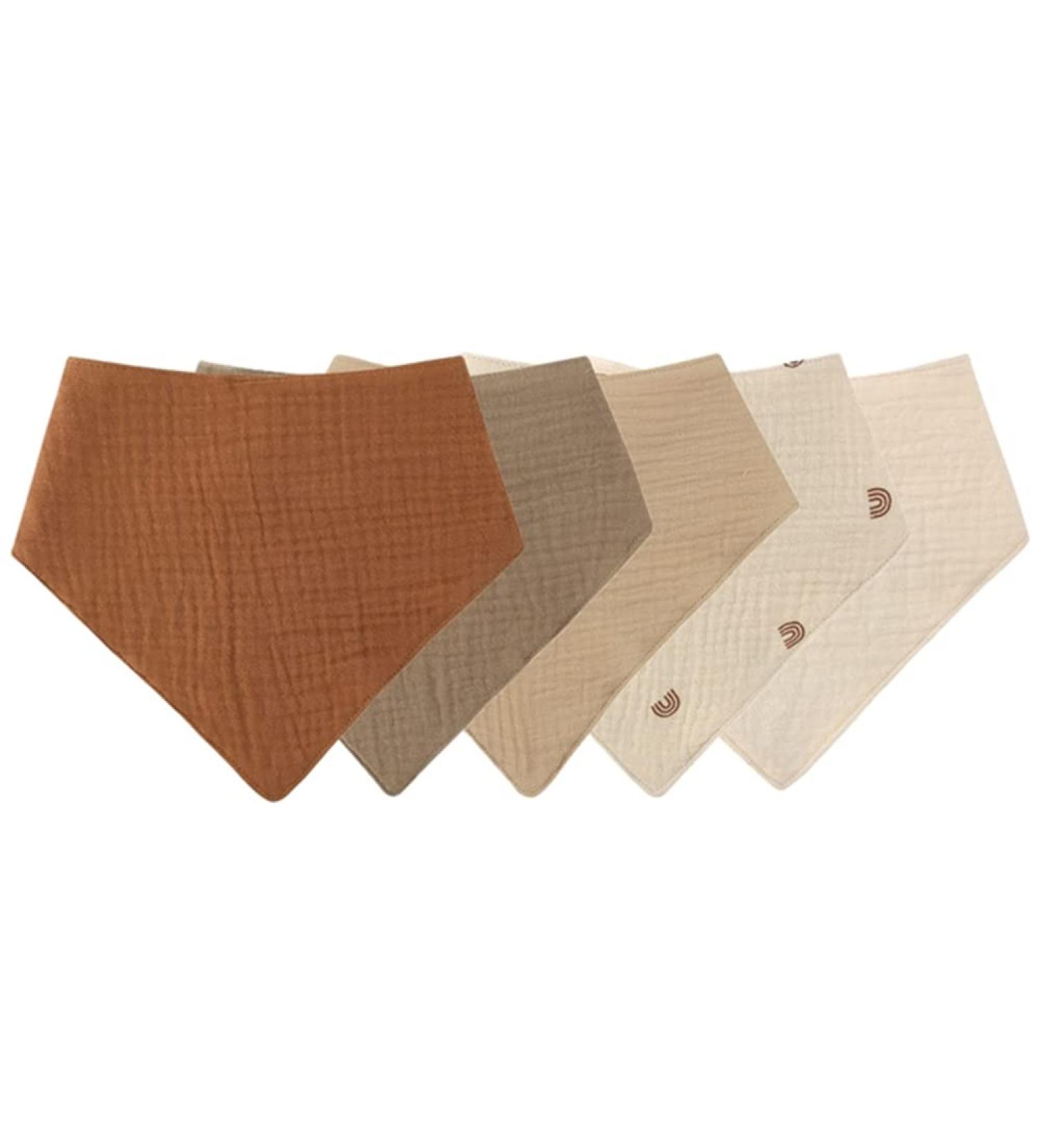 Uposao Organic Cotton Baby Bandana Dribble Bibs - Super Soft & Absorbent | Adjustable Buttons | Unisex Design | One Size - Type 12 - Buy Online on GoSupps.com