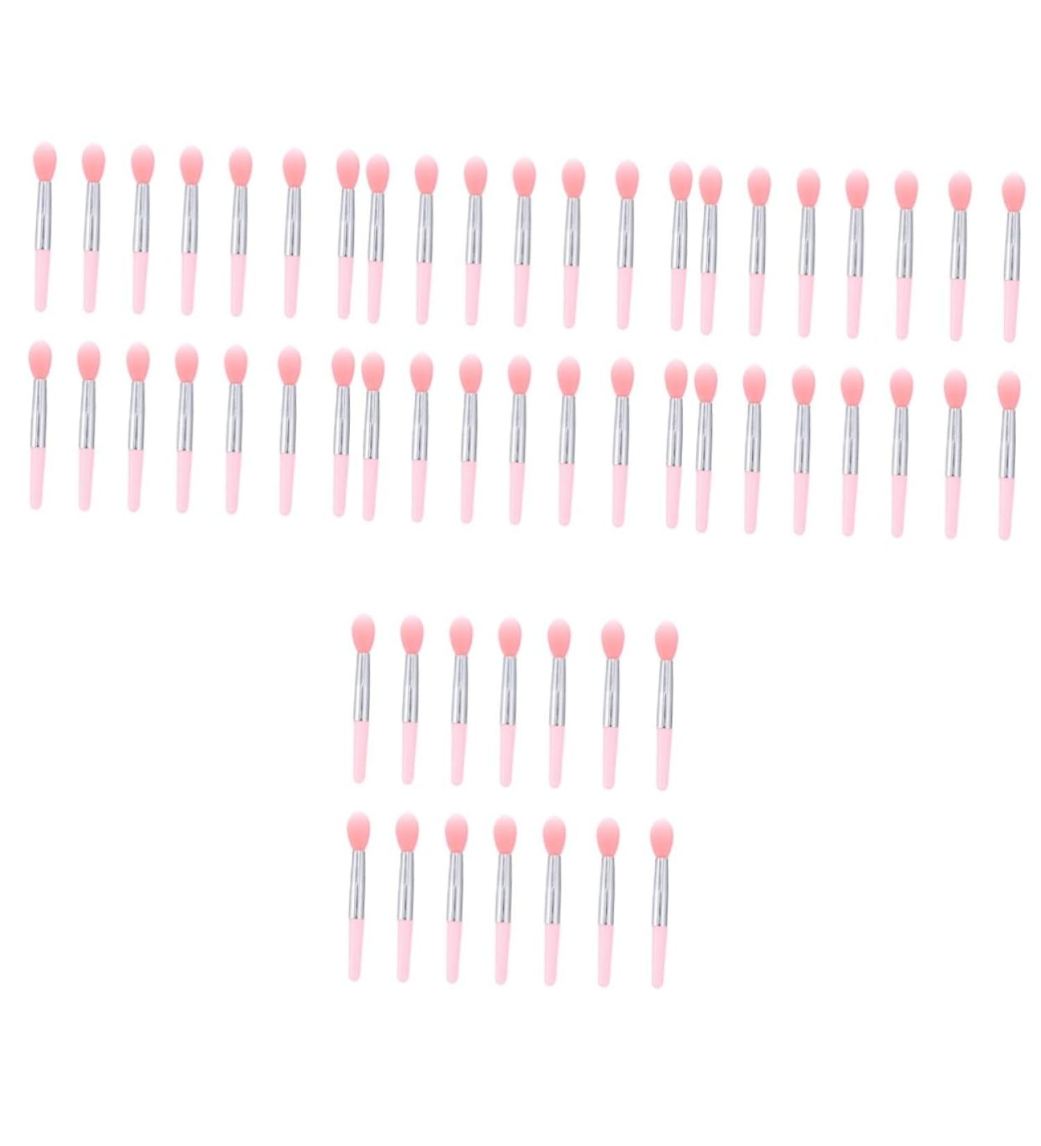 4 Sets Lip Gloss & Lipstick Brush - Makeup Accessory & Eyeshadow Applicator for Women | Pink Cosmetic Tool - Buy Online on GoSupps.com