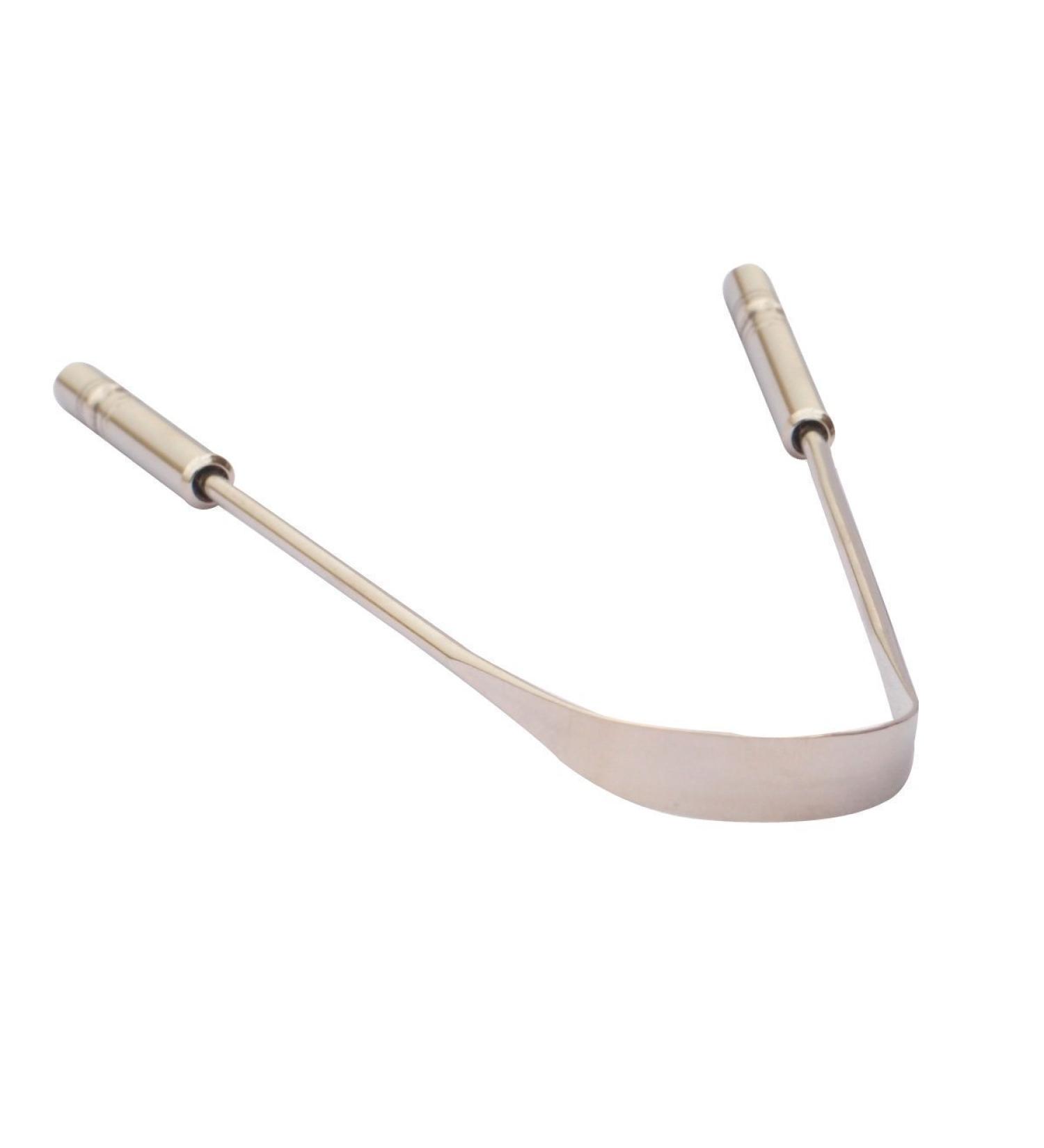 Wonder Care Stainless Steel Tongue Scraper/Cleaner - Surgical Grade Cleaner for Adults - Buy Online on GoSupps.com