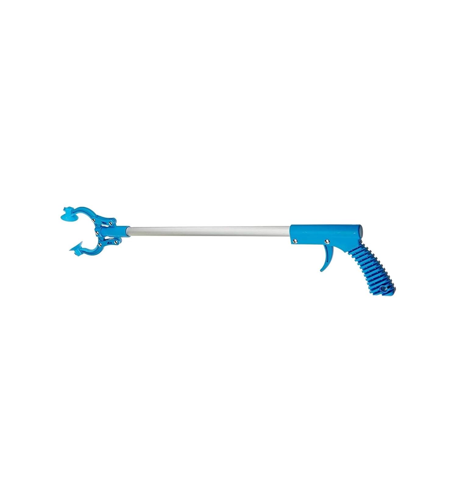 Sammons Preston 32 Long Adapt-a-Reacher with Suction Cups Secure Grip Extended Reach Picker Upper for Home & Assisted Daily Living Large Jaw & Rubber Grips Reacher Grabber with Rotating Head