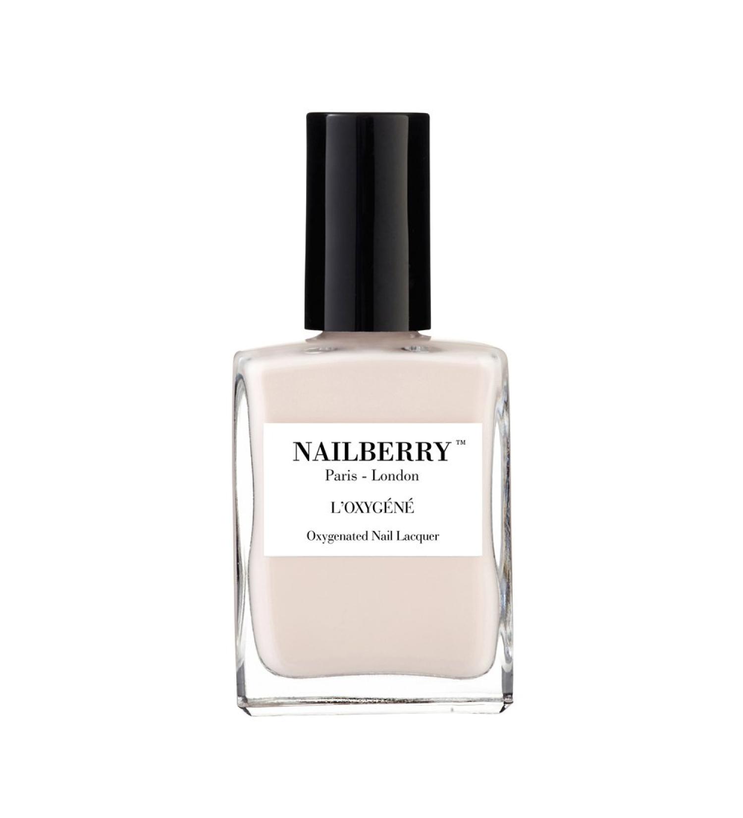 Nailberry L'Oxyg n Oxygenated Nail Lacquer in Almond 15ml - Vegan, Halal, 12-Free Polish for Healthier Manicure - Buy Online on GoSupps.com