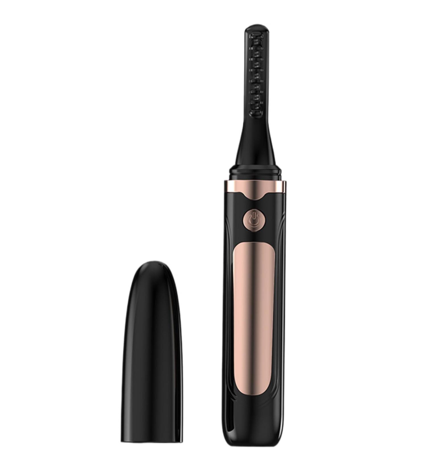 Lash Curler Heated Eyelash Curler 4 Heating Levels Electric Eyelash Curler Eyelash Curlers With Comb and LED Display USB Rechargeable - Buy Online on GoSupps.com