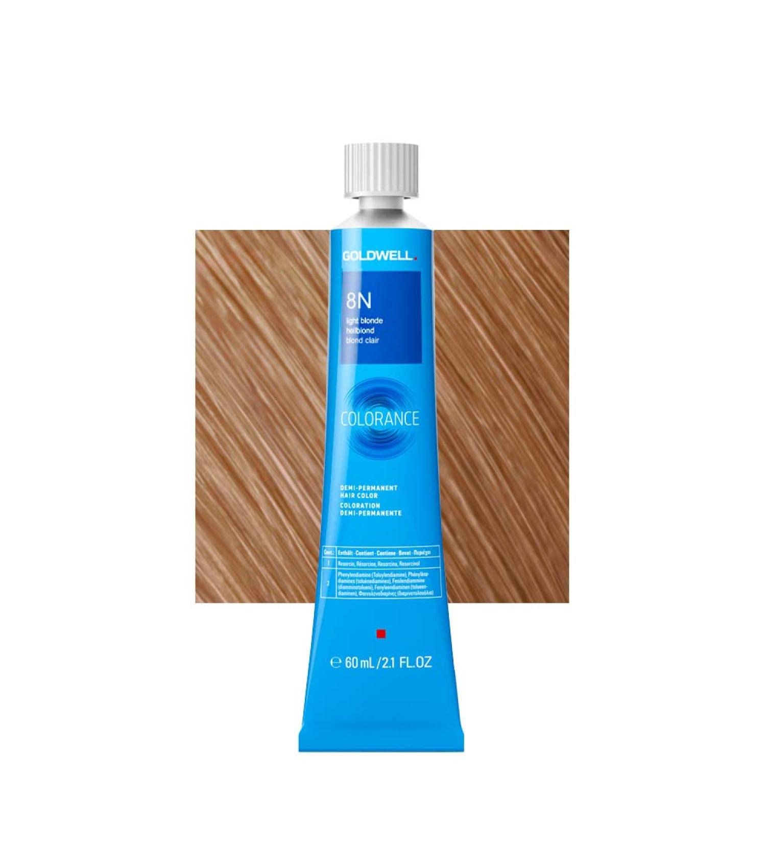 8N Light blonde Goldwell Colorance Naturals tb 60ml