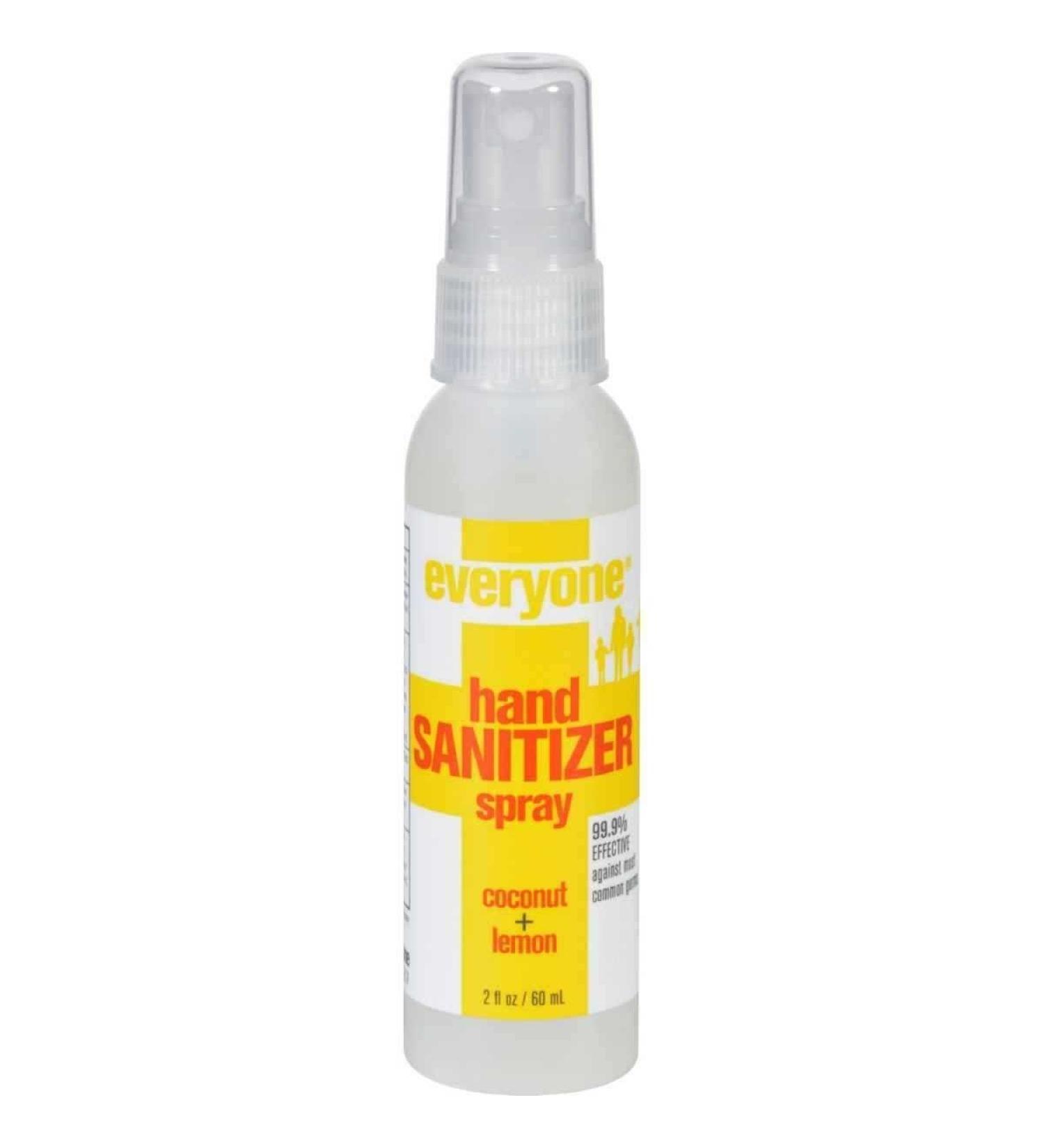 Hand Sanitizer Spray Coconut Lemon 2-oz.