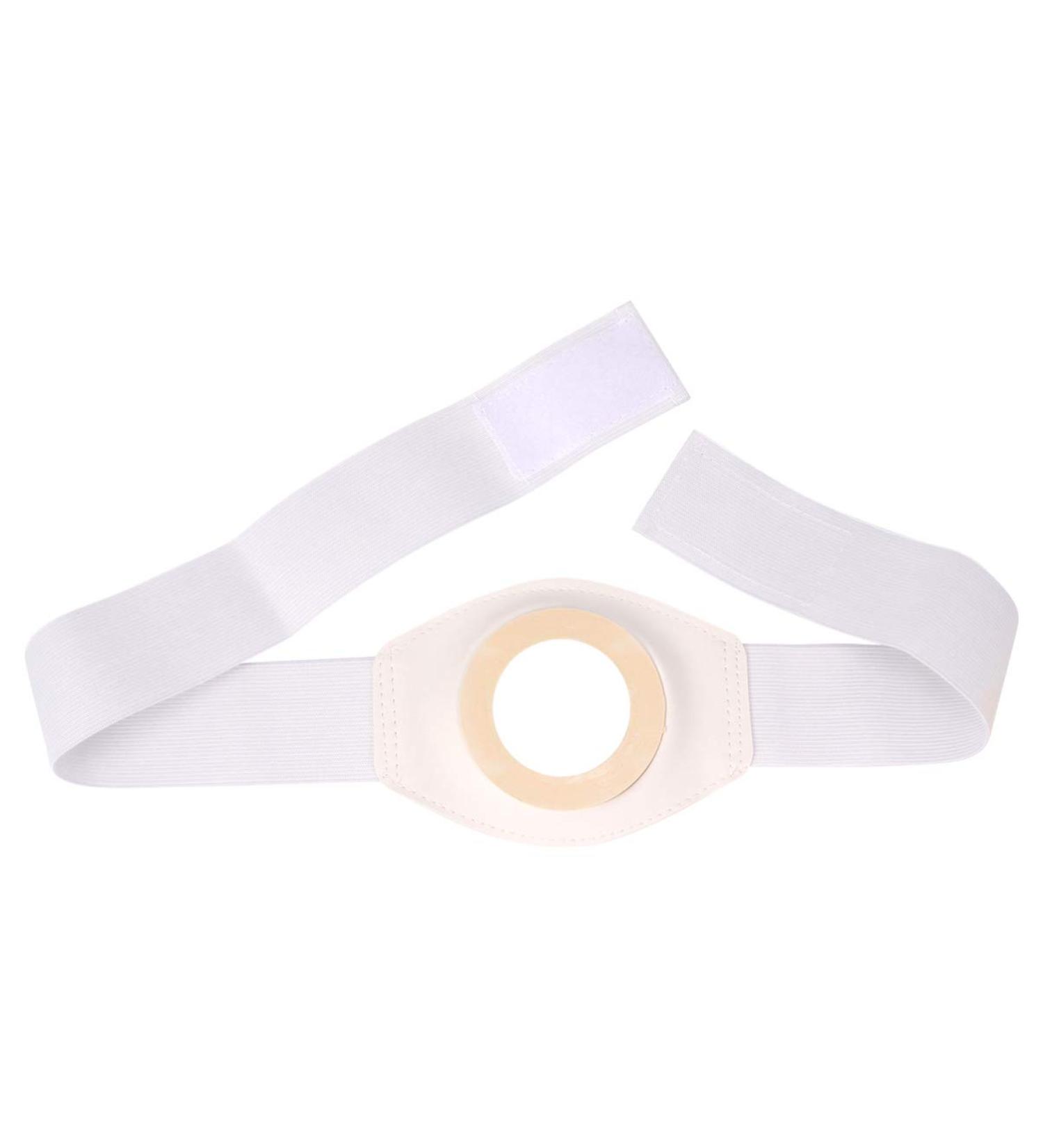 Shop Heallily 2pcs Belly Hernia Belts - Elastic Stoma Support with Breathable Opening for Colostomy Care - Beige - Buy Online on GoSupps.com