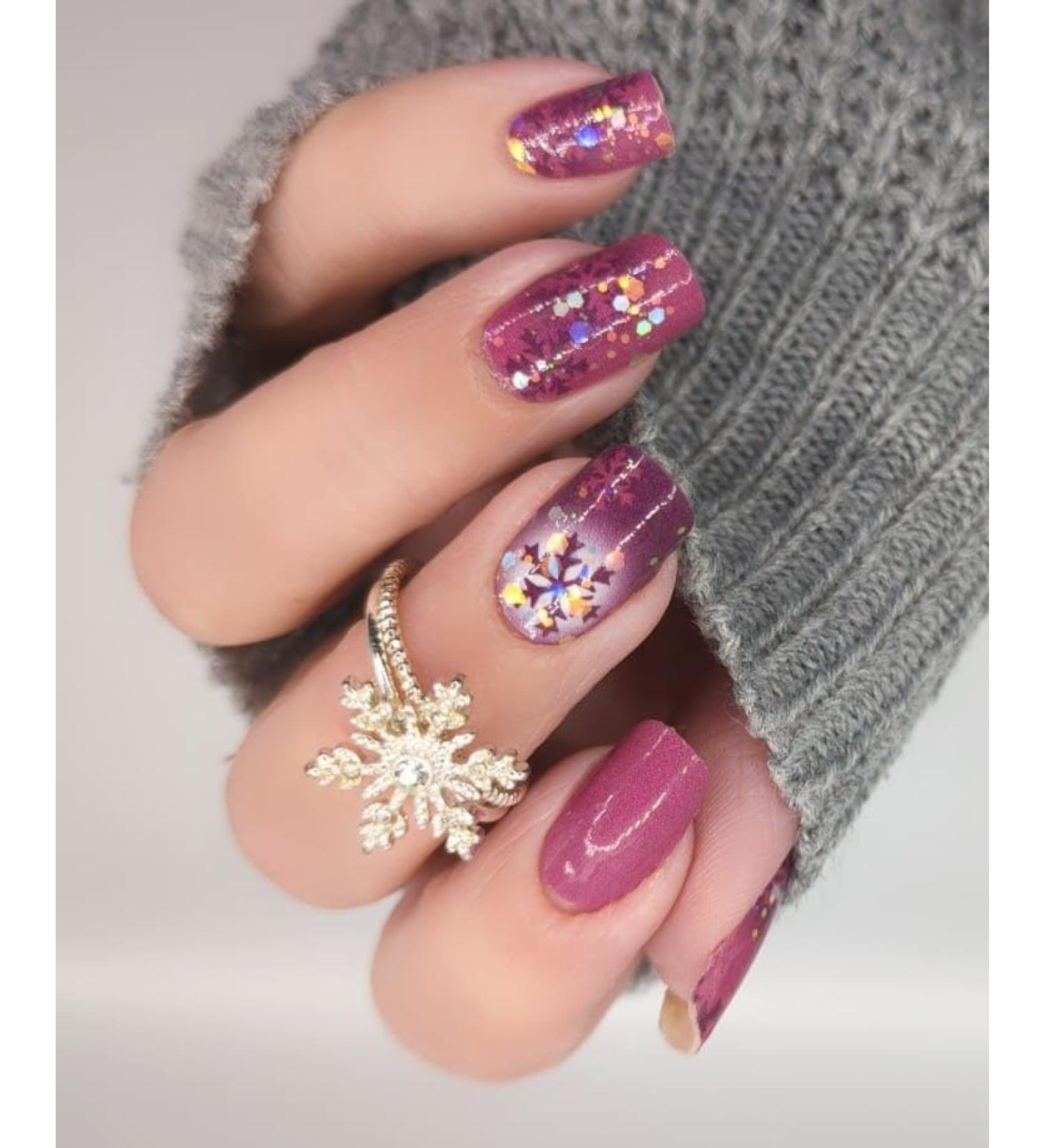 Zaubern gel4Home Frosty Winter Nail Foils & Wraps (16 Pieces) | International Shipping - Buy Online on GoSupps.com