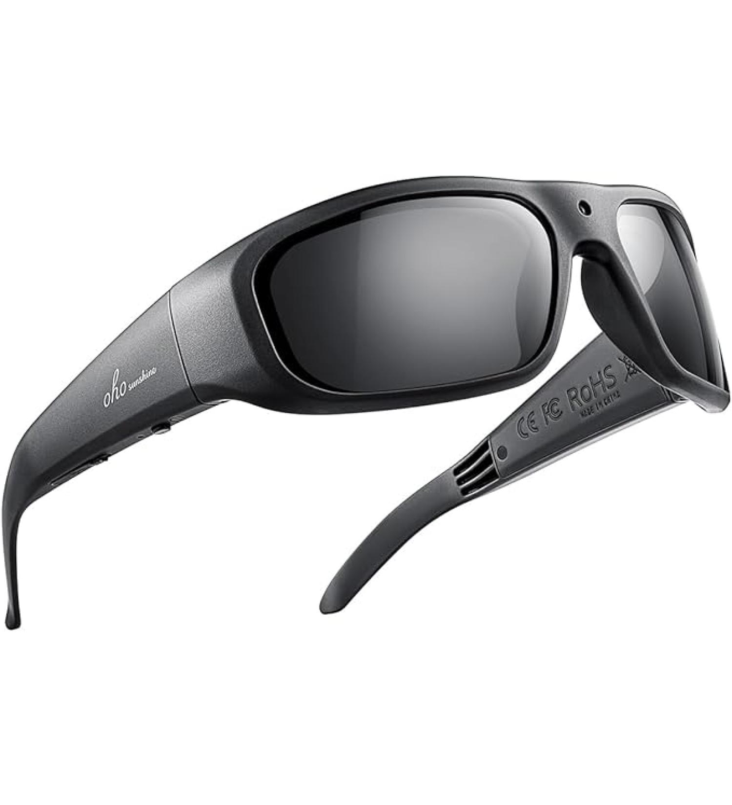 OhO 128GB Camera Glasses | 24M Resolution | H.265 1080P Smart Glasses | UV400 Sunglasses Lens | Outdoor Sport Unisex - Buy Online on GoSupps.com