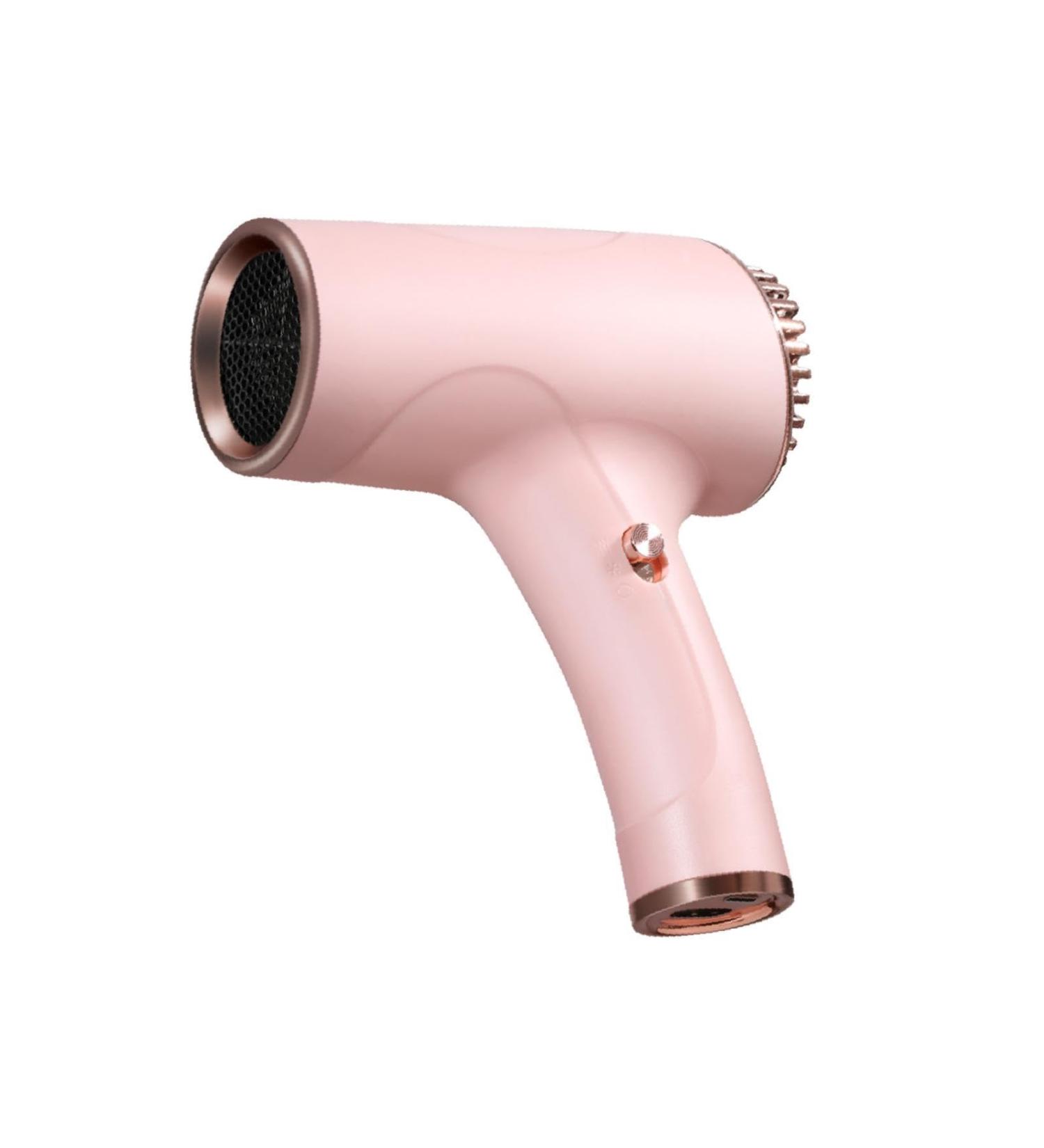 MERIGLARE Portable Hair Dryer Hairdryer Adjustable Hot and Cold Settings Hair Care Dryer Blow Dryer for Dorm Salon Home Hotel Pink - Buy Online on GoSupps.com