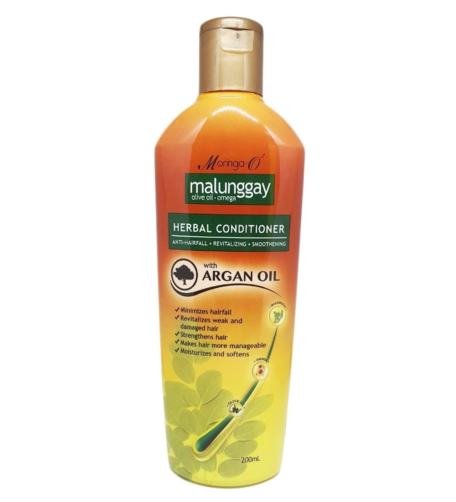 Buy Malunggay Herbal Conditioner with Argan Oil 200mL | Nourishing Hair Care for All Hair Types | International Shipping - Buy Online on GoSupps.com