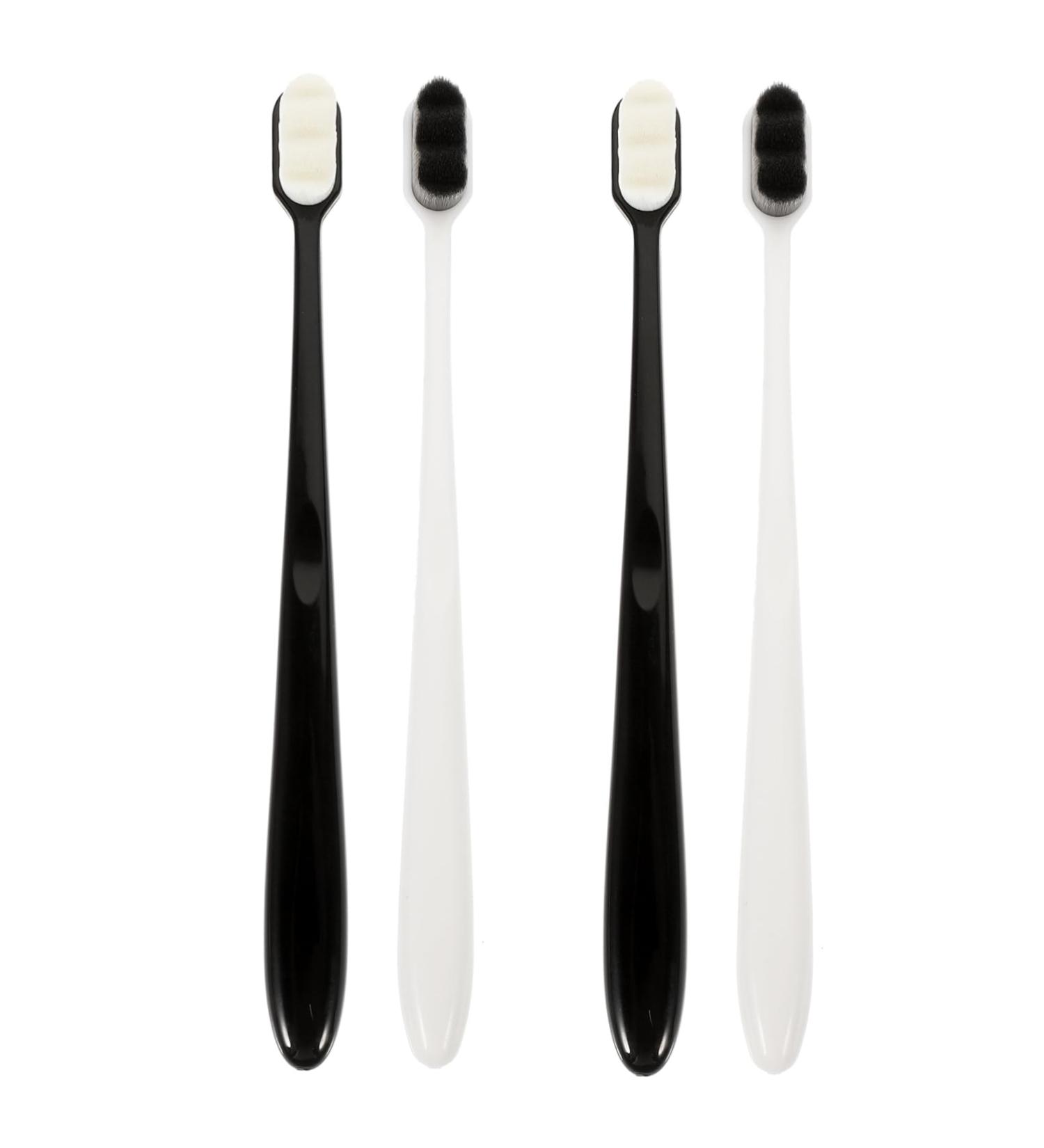 Gleavi 4-Pack Soft Bristle Toothbrushes for Adults | Eco-Friendly Cleaning Tools for Pregnant Women - Buy Online on GoSupps.com