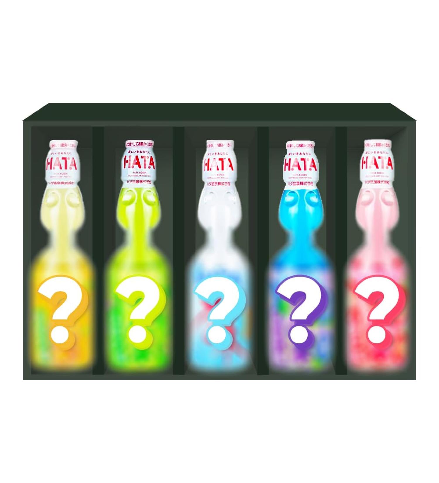 Starry Mart Hatakosen Japanese Ramune Surprise Box (Random 5 Assorted Flavours) - With Gift Packging - Buy Online on GoSupps.com