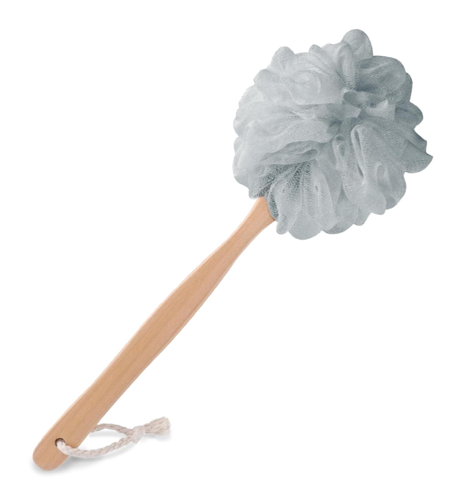 Buy Large Gray Bath Puff Loofah Sponge Set - Bath Body Brush & Peeling Sponge for Men - International Shipping Available - Buy Online on GoSupps.com