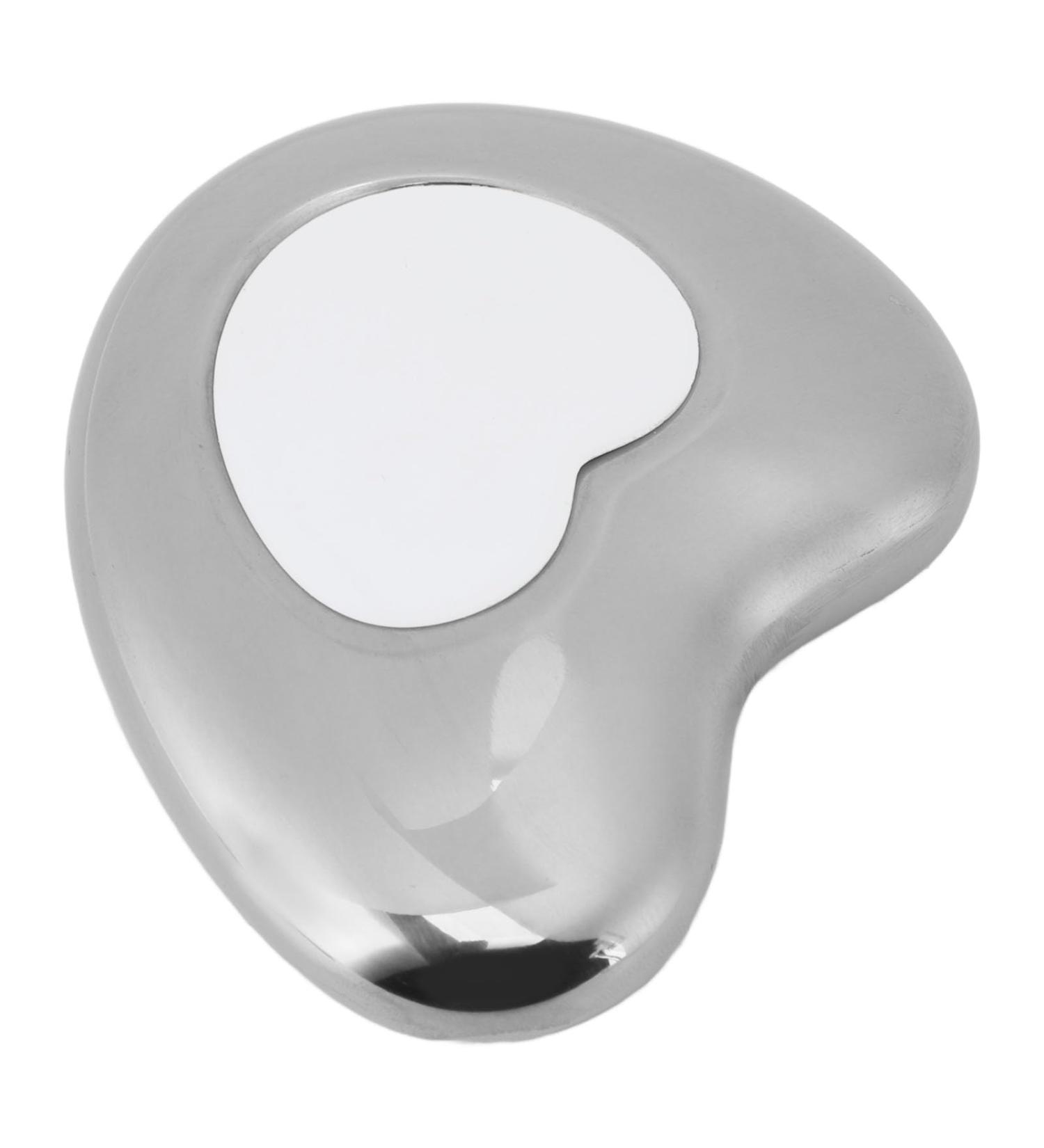 Brrnoo Stainless Steel Gua Sha Tool for Lymphatic Drainage - Silver Facial Massaging Scraping Board - Buy Online on GoSupps.com