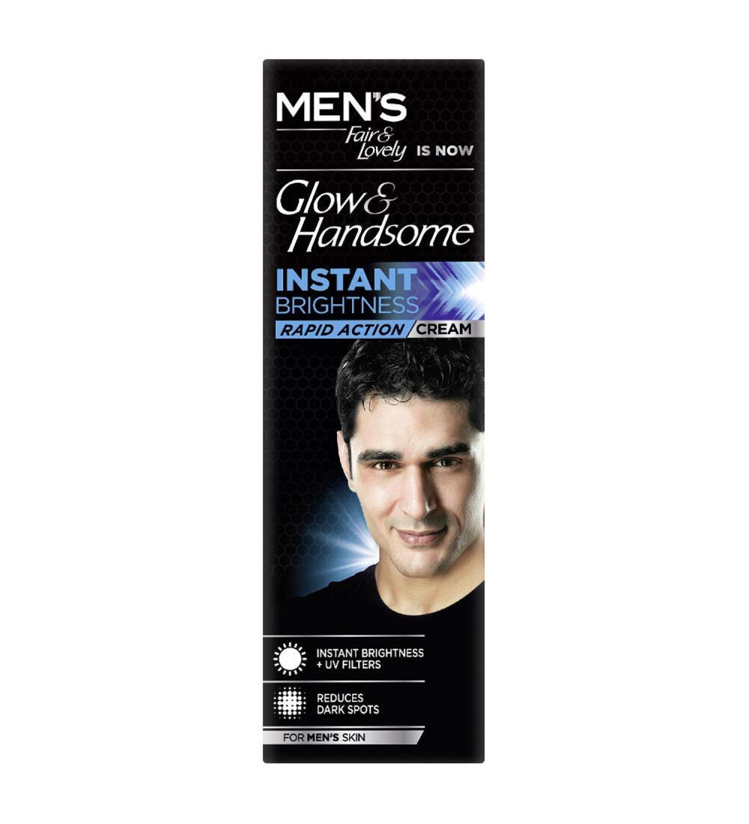 Glow & Handsome Instant Brightness Cream 2X Sun Protection 50g - Buy Online - Buy Online on GoSupps.com