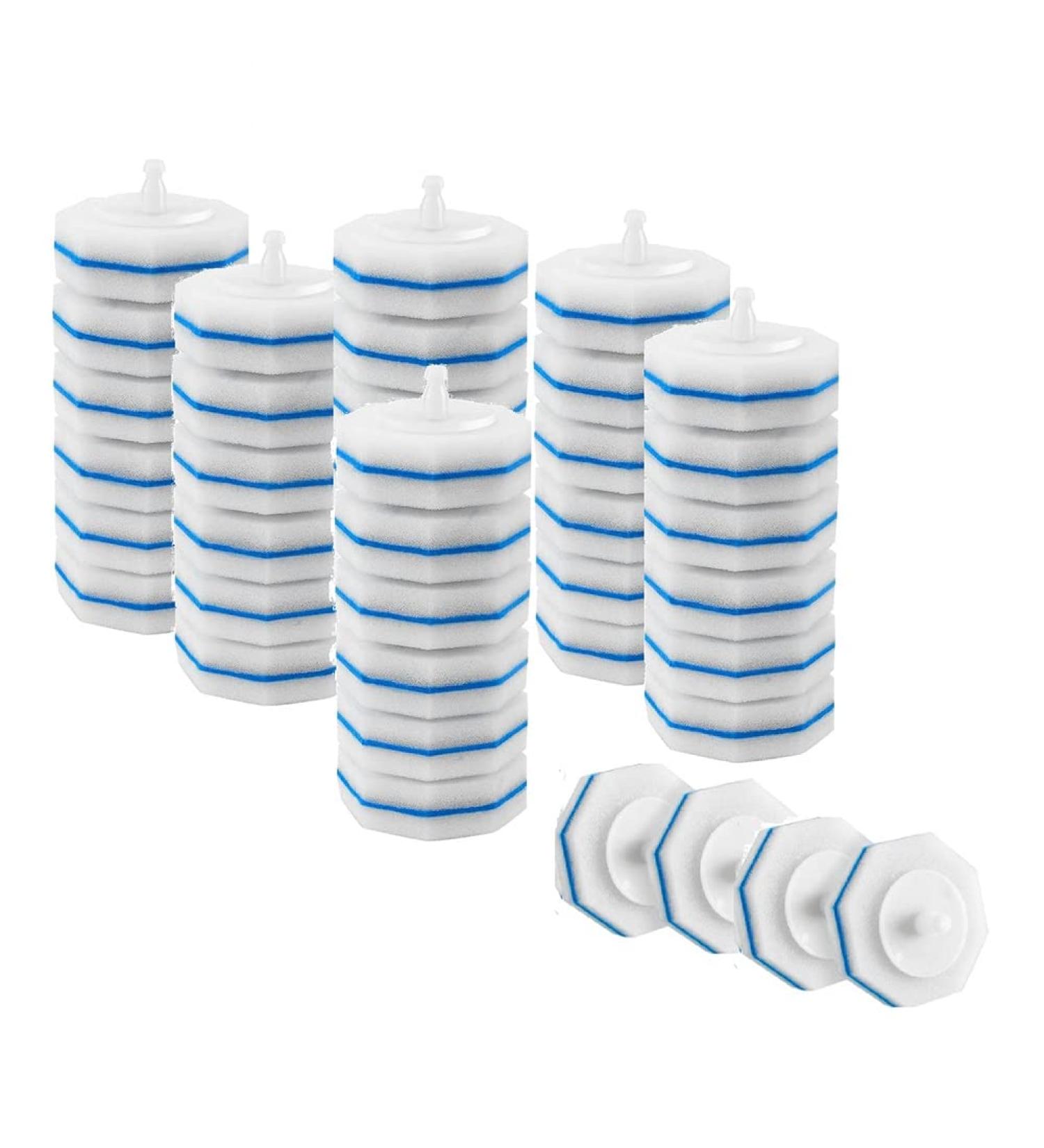 HOMEDEK 40 Pieces Upgraded Wall Refill Toilet Flushable Refill Disposable Magic Heads Compatible Toilet Wand Refills - Buy Online on GoSupps.com