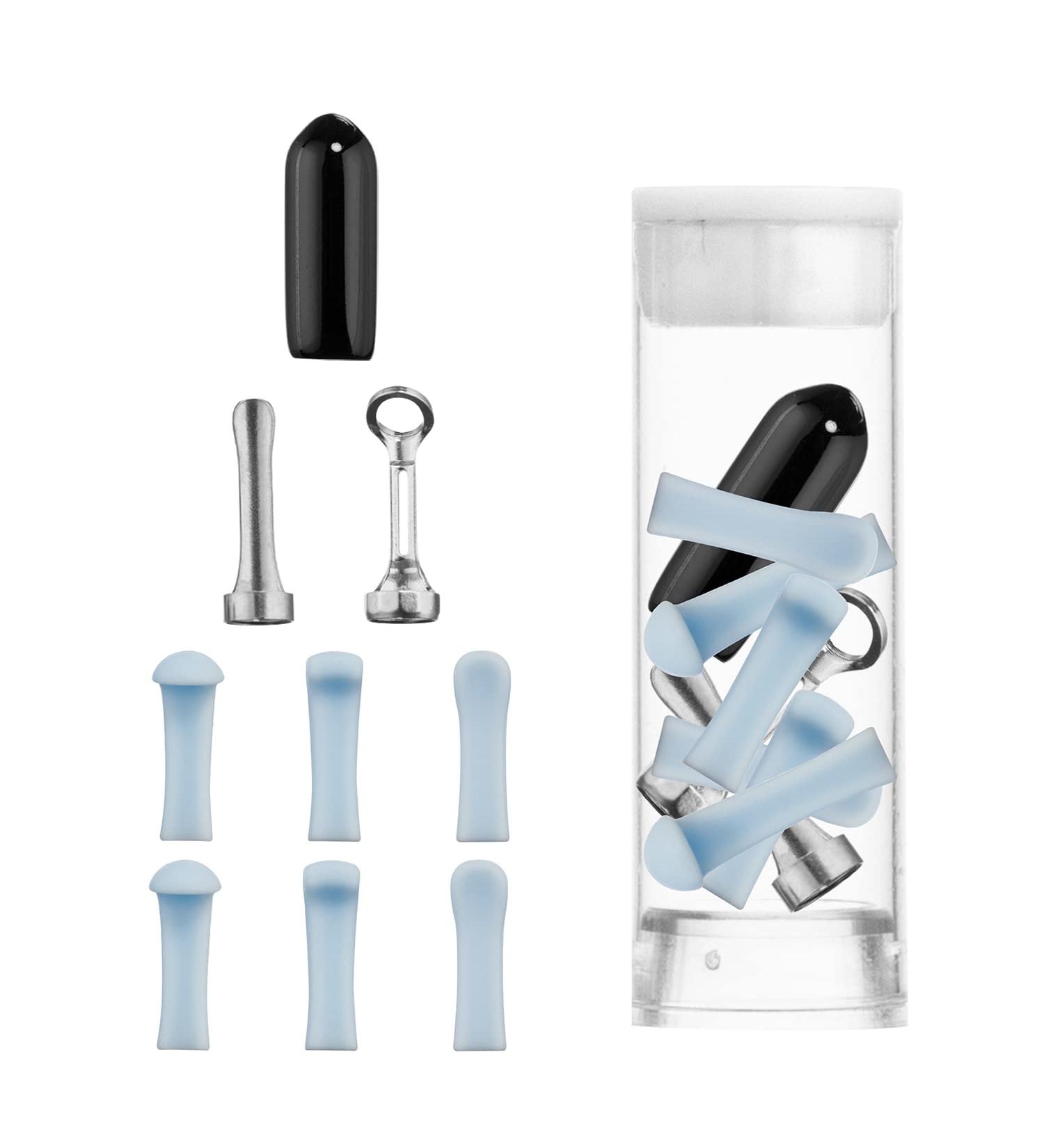 Alven Black Ear Wax Removal Tips - Replacement Tips for Gentle Ear Cleaning - Buy Online on GoSupps.com