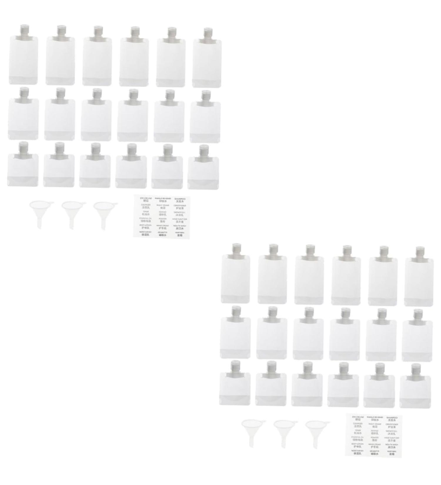 POPETPOP 2 Sets Flap Lotion Bag Toiletry Cosmetic Containers Nail Applicator & Bottle Liquid Travel Containers Dispenser Container Lotion Pouches Clamshell Portable Stand up Bag The Pet - Buy Online on GoSupps.com