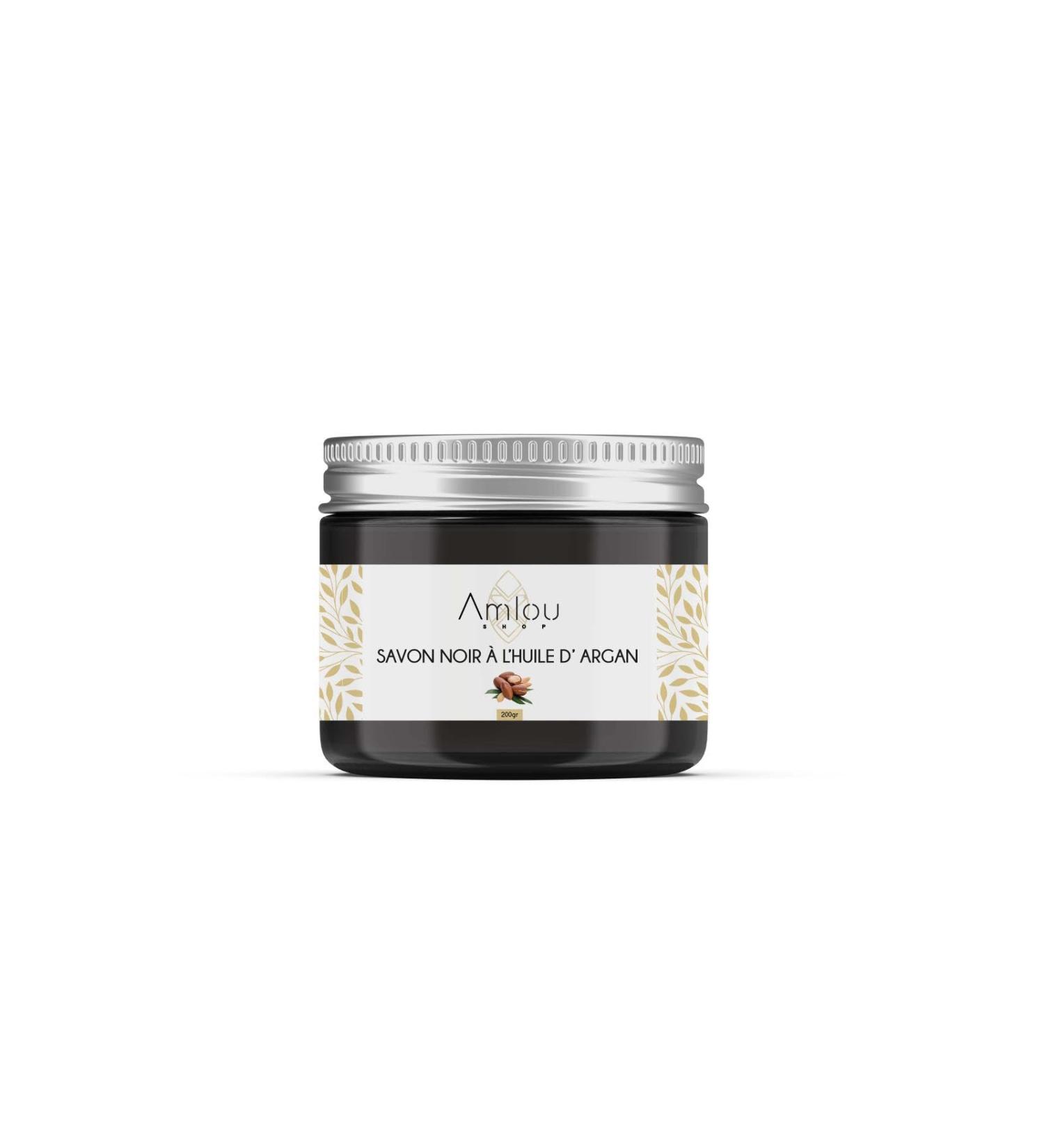 Amlou Shop Argan Oil Black Soap - Exfoliating & Moisturizing Face & Body