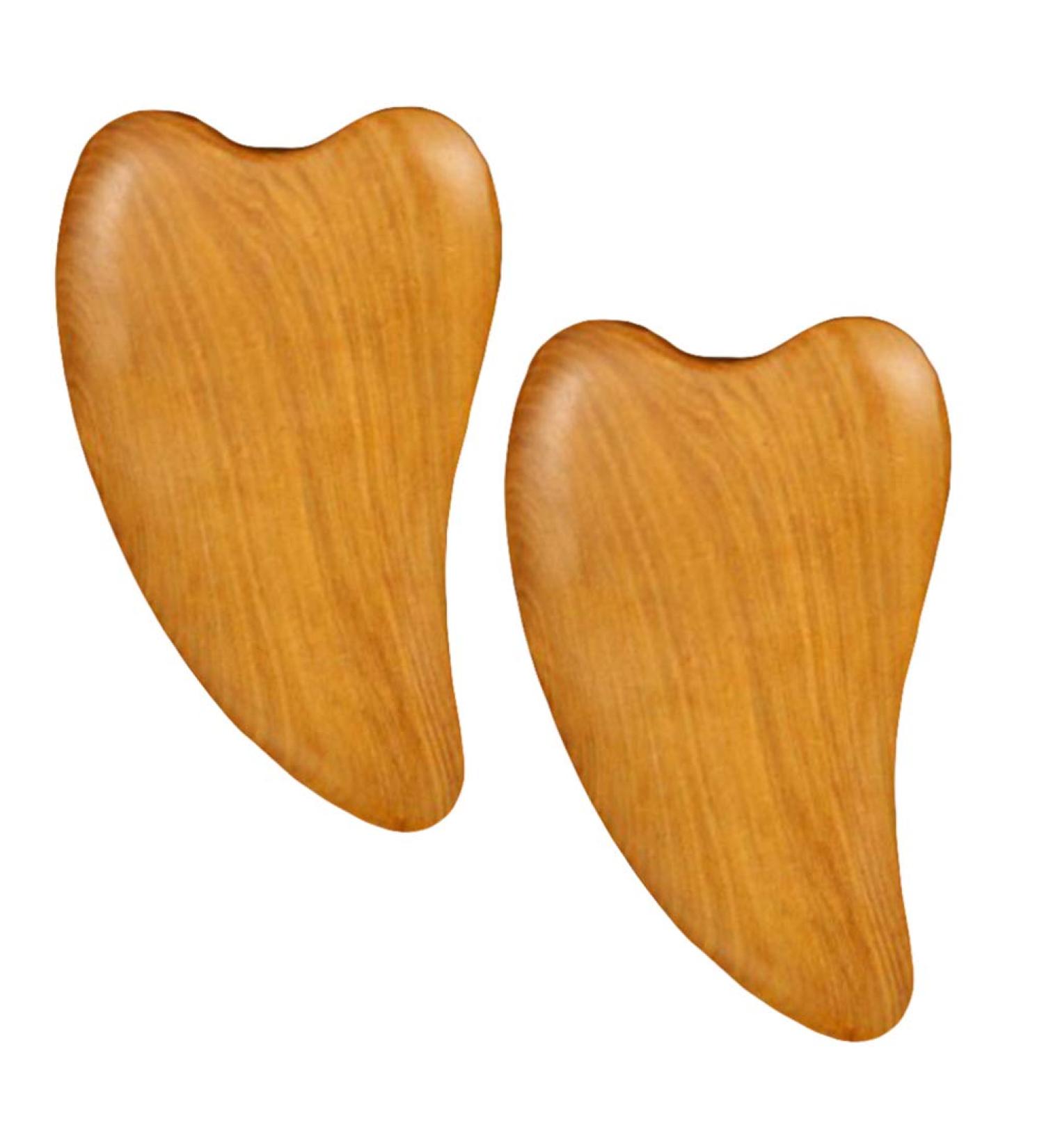 Buy Healifty 2pcs Facial Scraping Tablets - Wooden Gua Sha Massage Tools for Skin Care & Facial Lifting - International Shipping Available - Buy Online on GoSupps.com