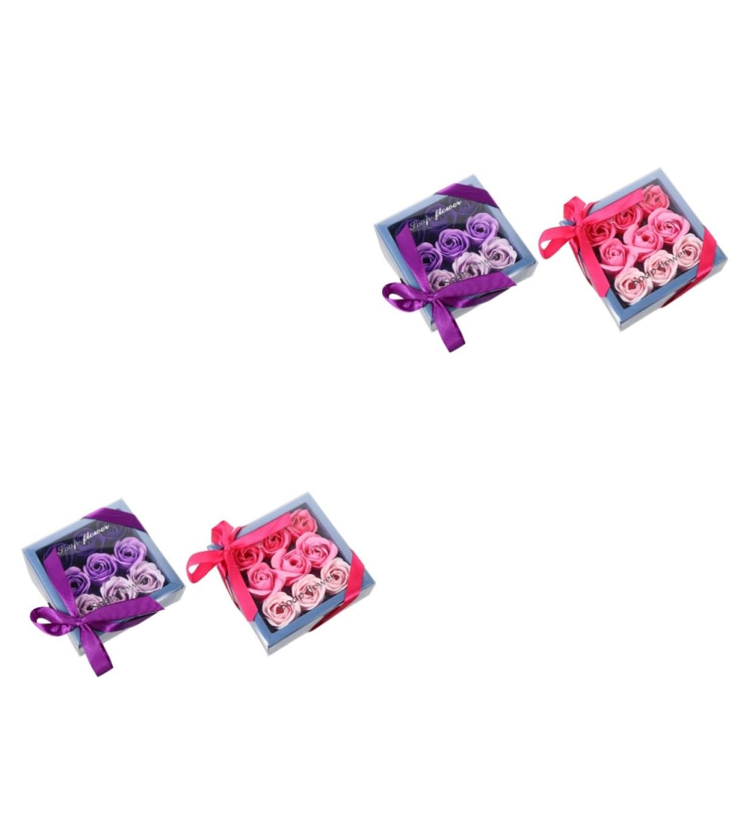 Shop Ipetboom Gradient Rose Soap Bouquet - Artificial Rose Flowers & Soap Gift Boxes for International Delivery - Buy Online on GoSupps.com